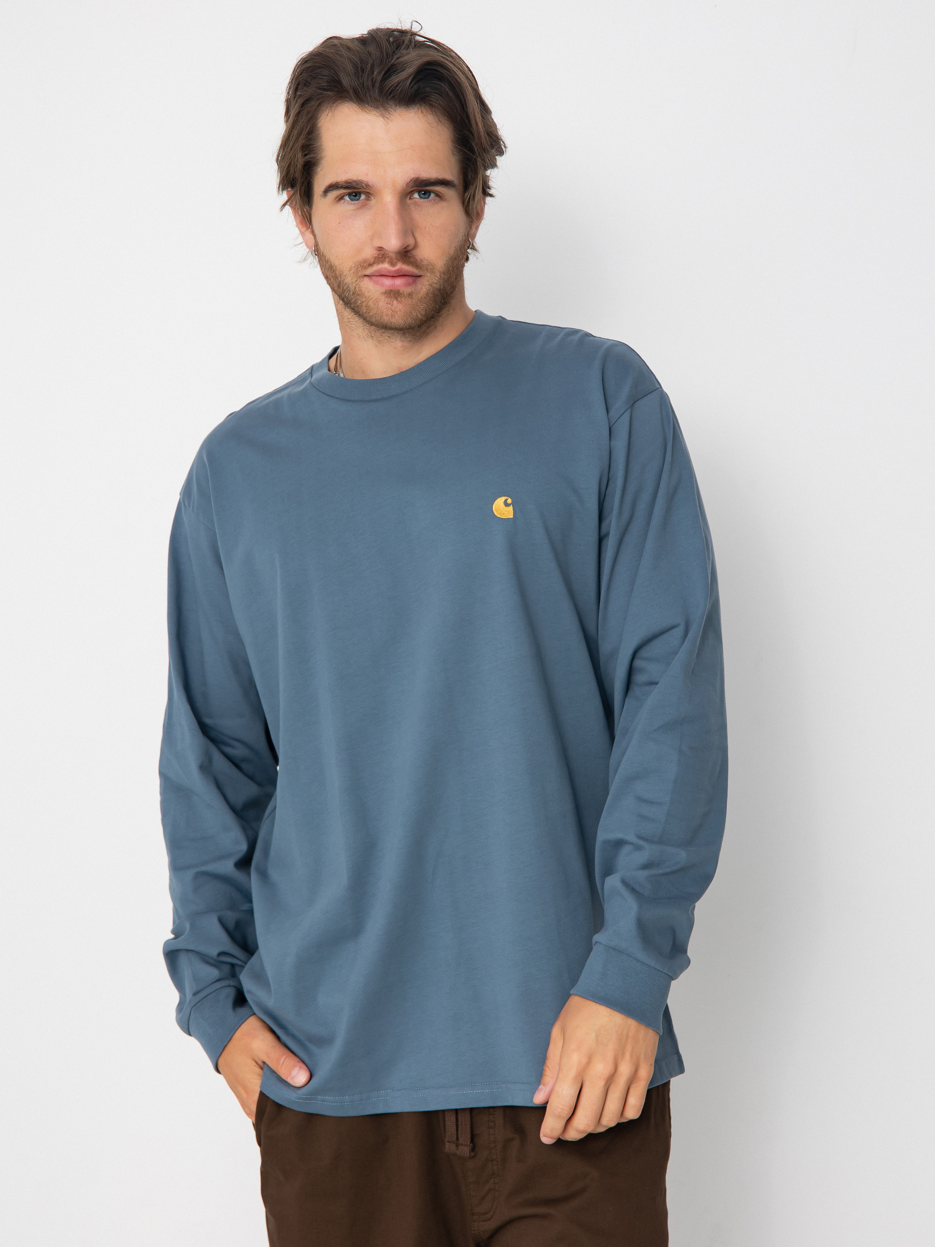 Carhartt WIP Chase Longsleeve (angelite/gold)