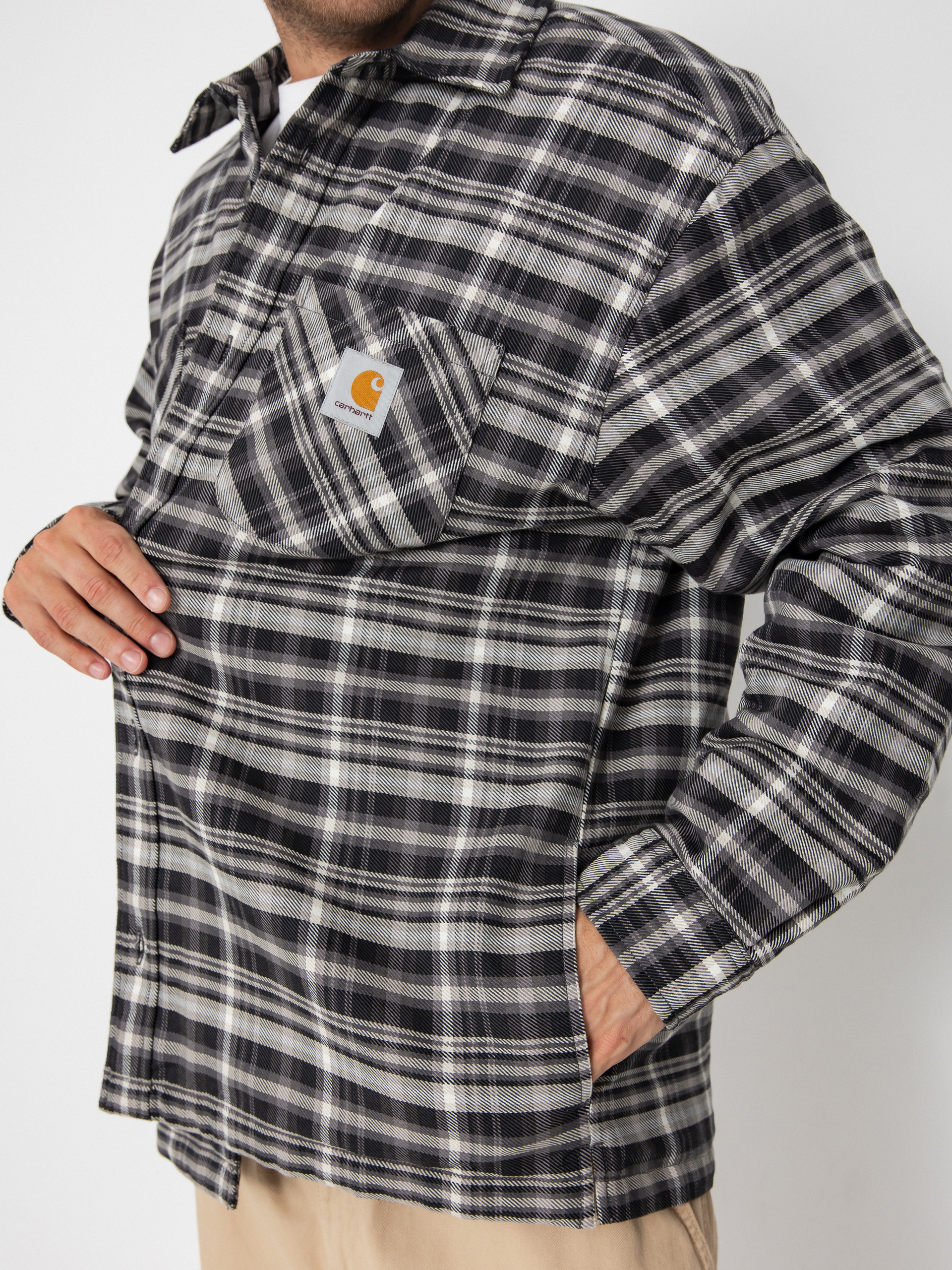 Carhartt WIP Cronyn Jacke (cronyn check/porphyry)
