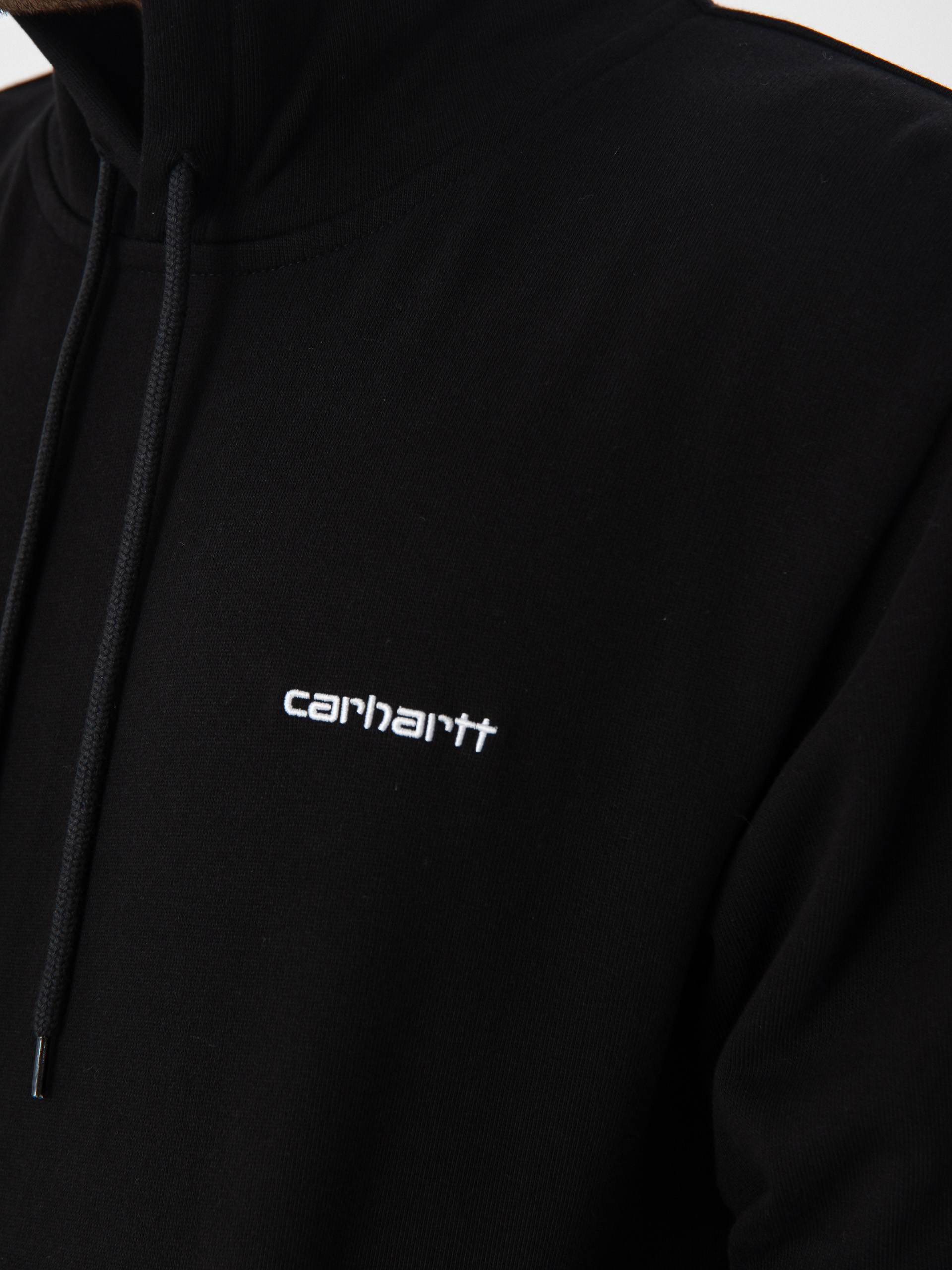 Carhartt WIP Script Embroidery HD Hoodie (black/white)