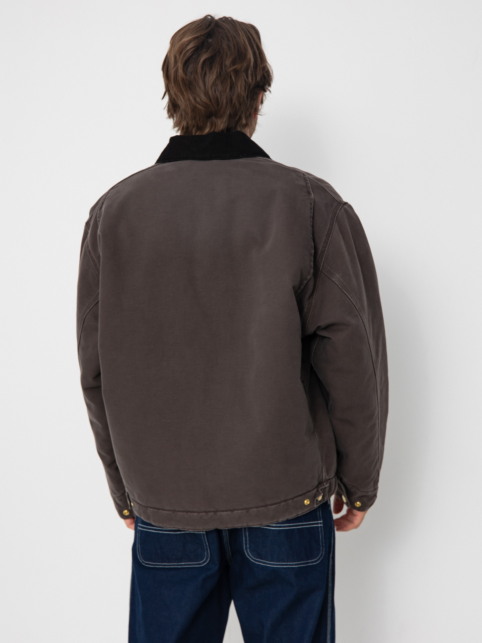 Carhartt WIP OG Detroit Jacke (tobacco/black/stone canvas)