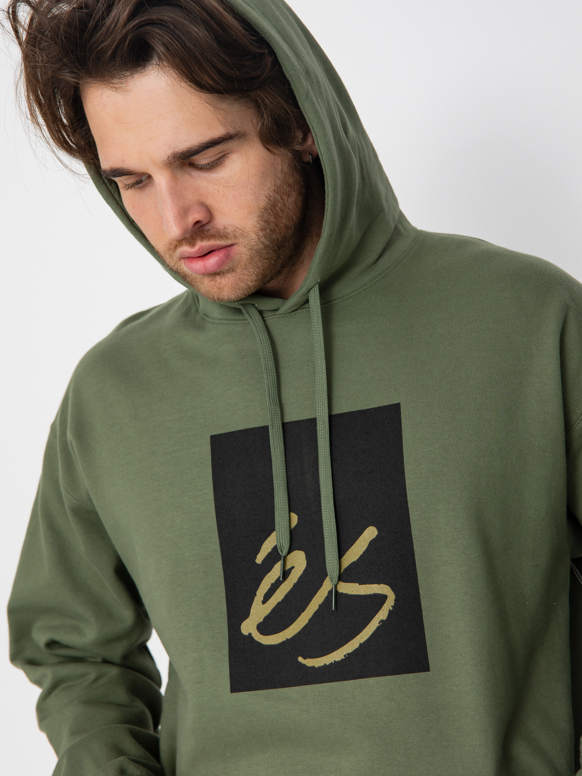eS Main Block HD Hoodie (hunter green)