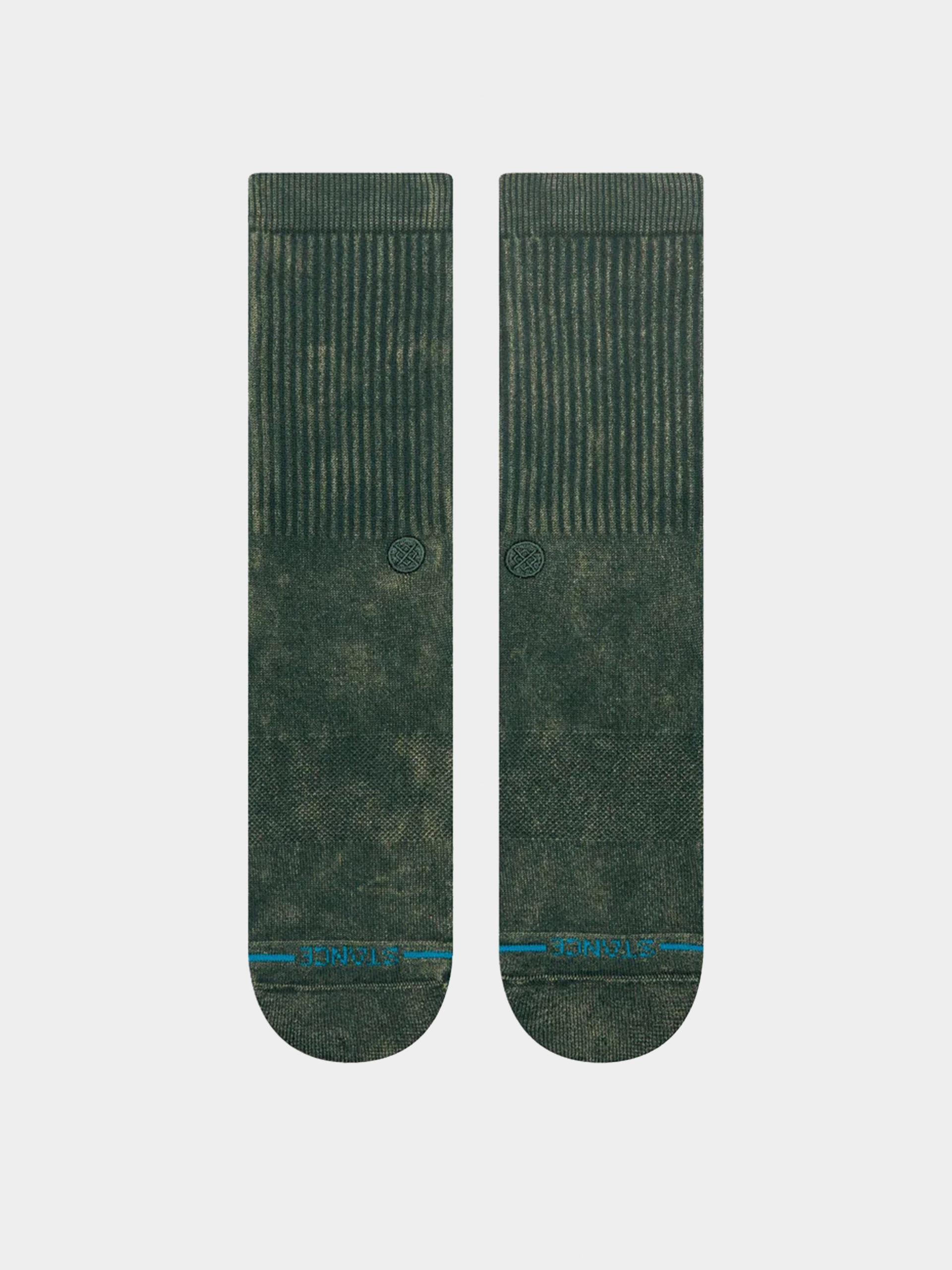 Stance Socken Icon Dyed Crew (pine)