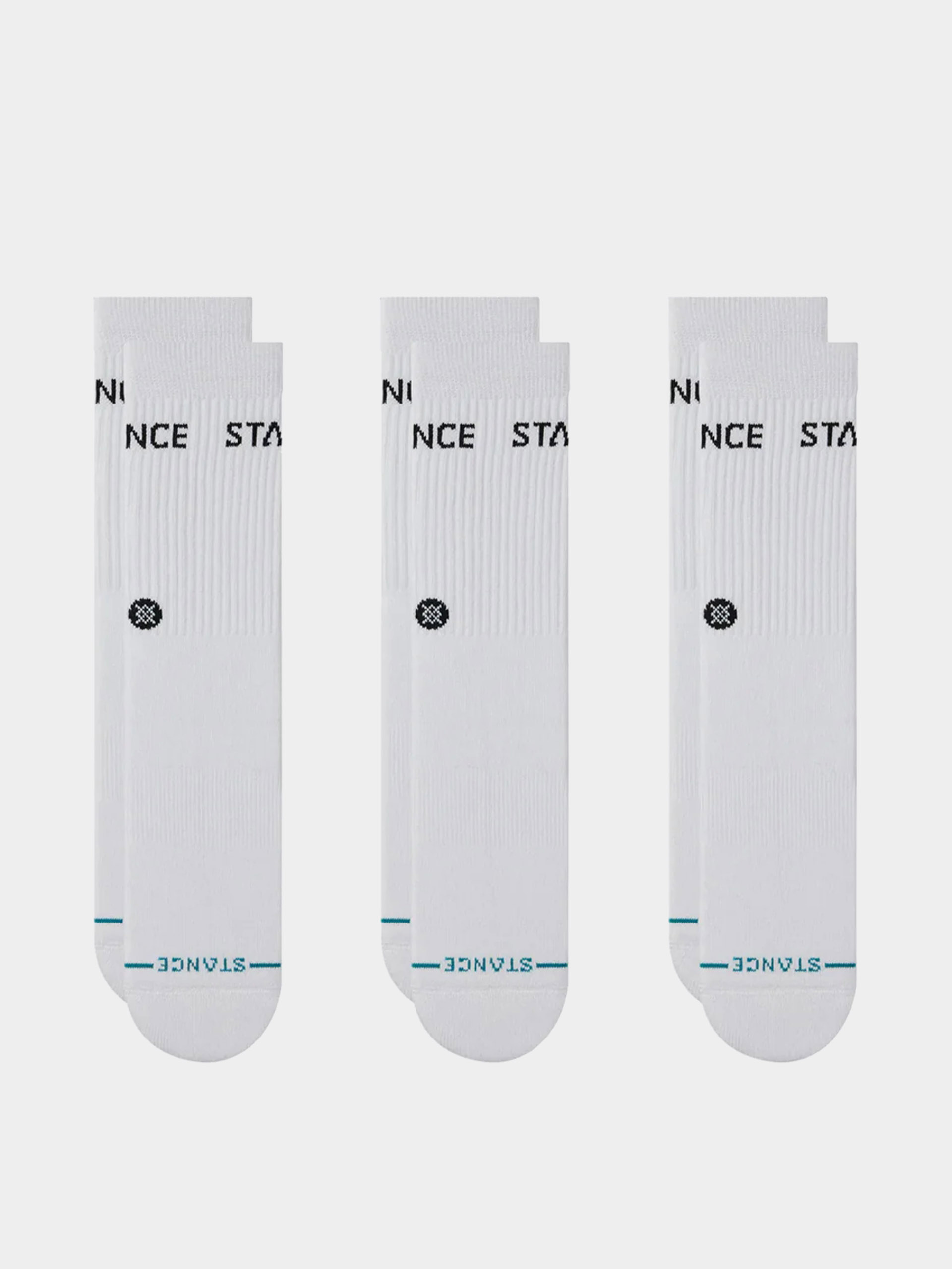 Stance Socken Origin 3 Pack Crew (white)