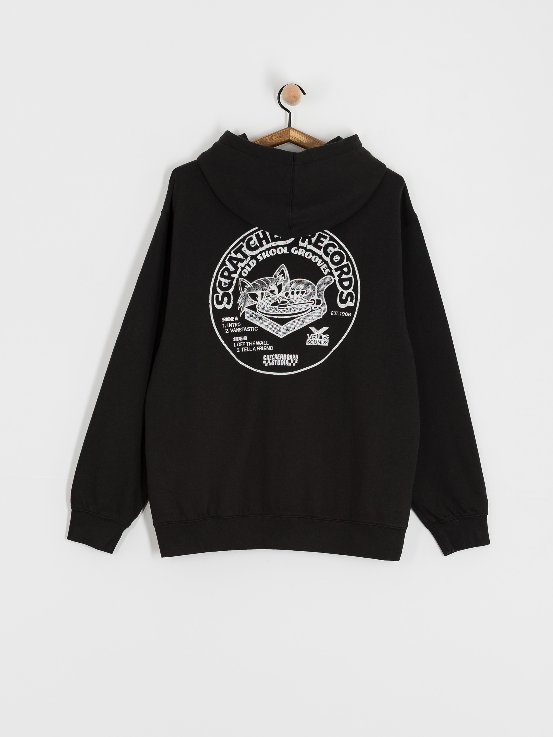 Vans Scratched Records HD Hoodie (black)