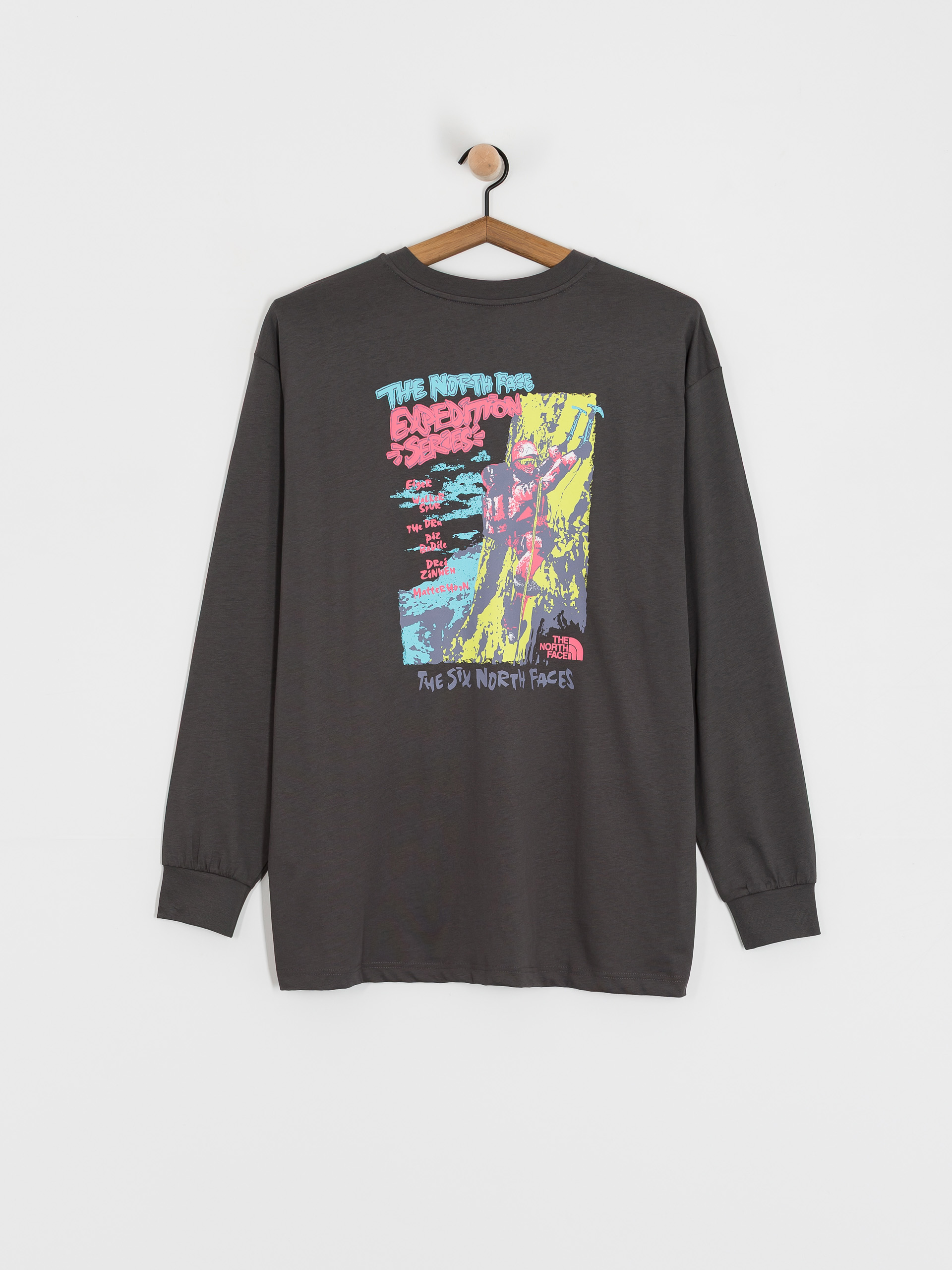 The North Face Expedition Celebration Oversized Longsleeve (anthracite grey)