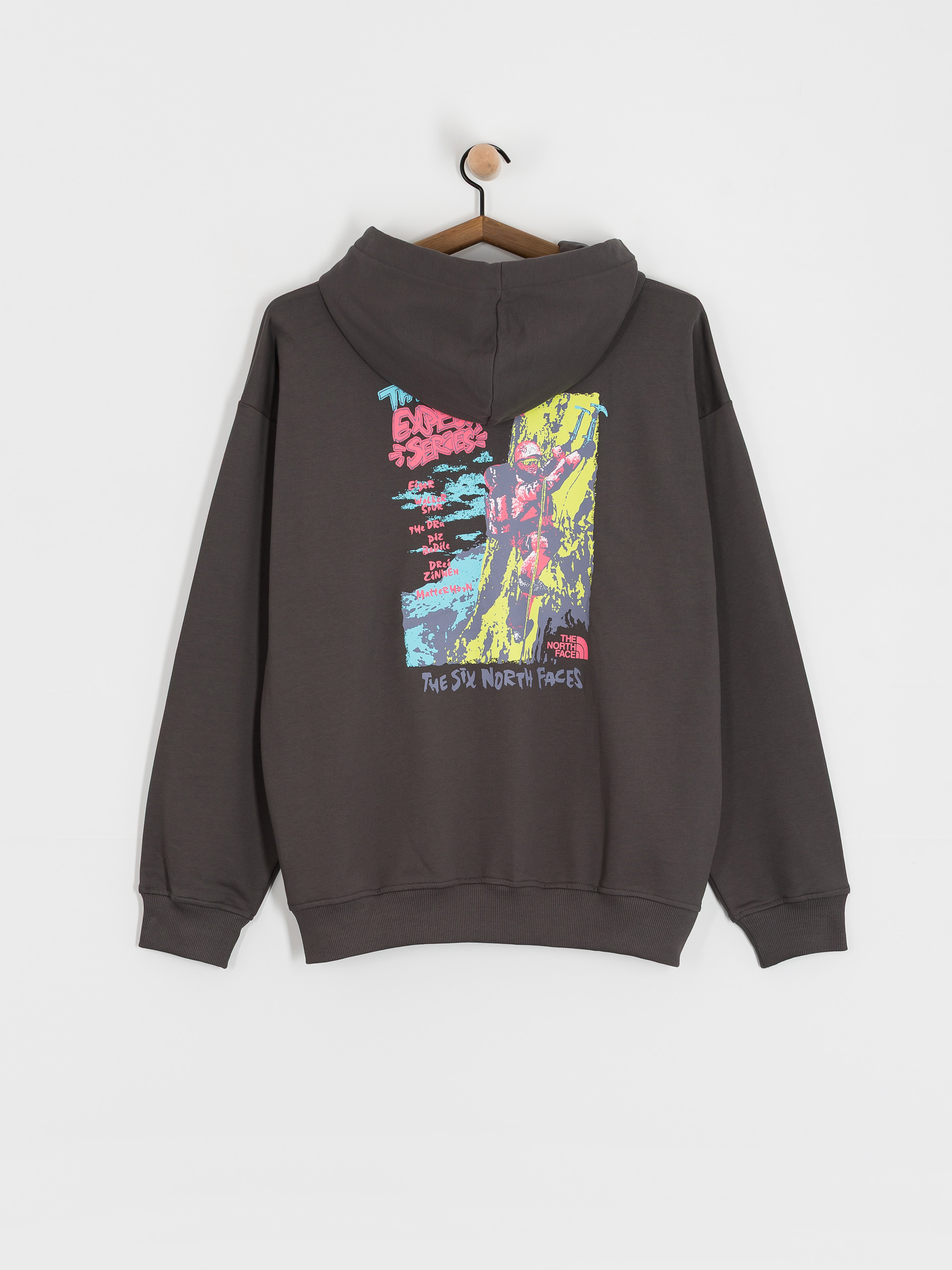 The North Face Expedition Celebration Oversized HD Hoodie (anthracite grey)