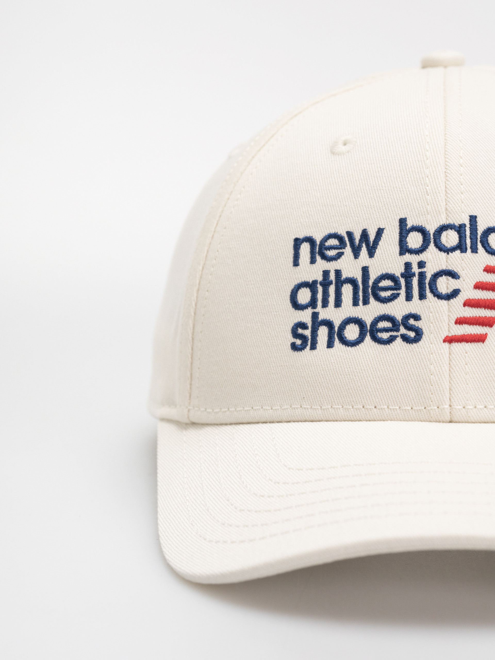 New Balance 6 Panel Athletics Structured Cap (white)