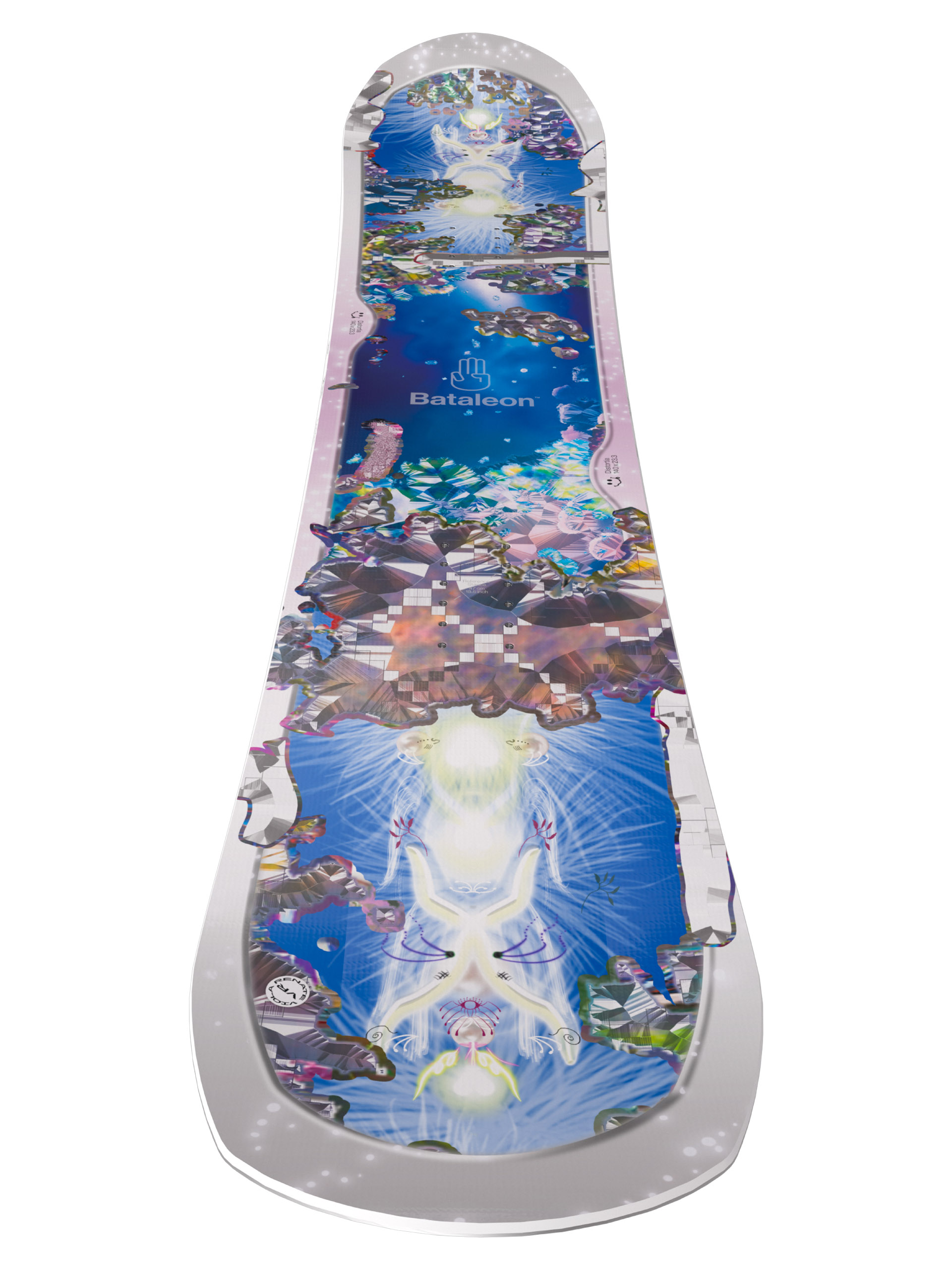 Bataleon Snowboard Distortia Wmn - white, blue, multicolor