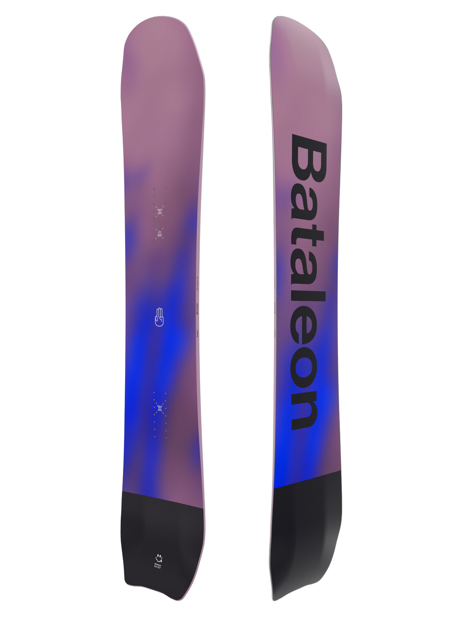 Bataleon Snowboard Whatever - blue, black, violet, multicolor