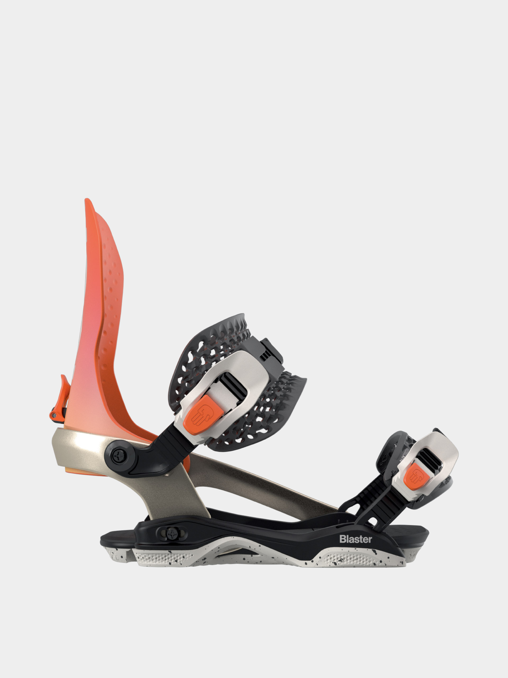 Mens Bataleon Snowboard bindings Blaster AsymWrap (tangerine)