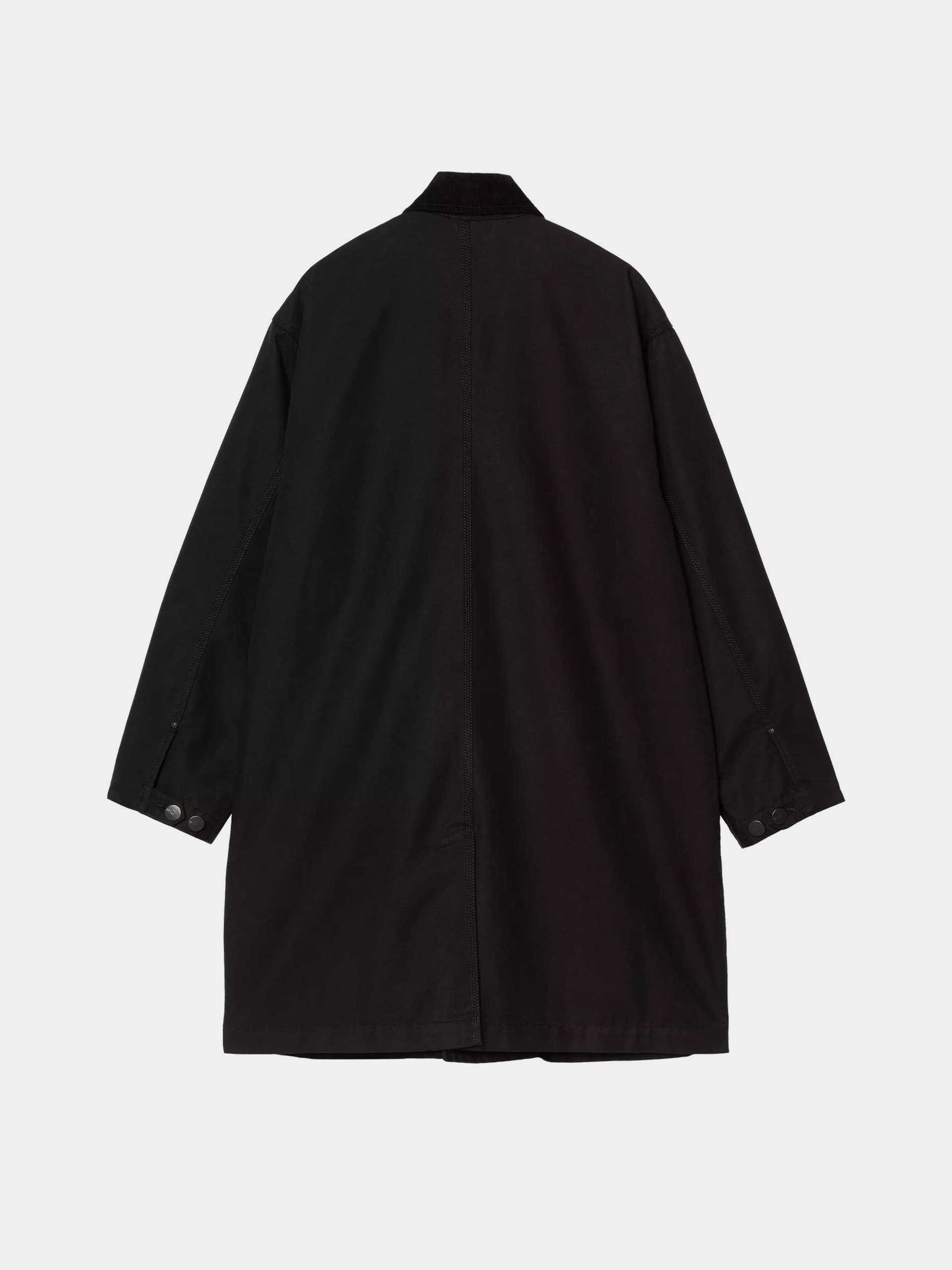 Carhartt WIP Mantel Webster Coat (black/black/rinsed)