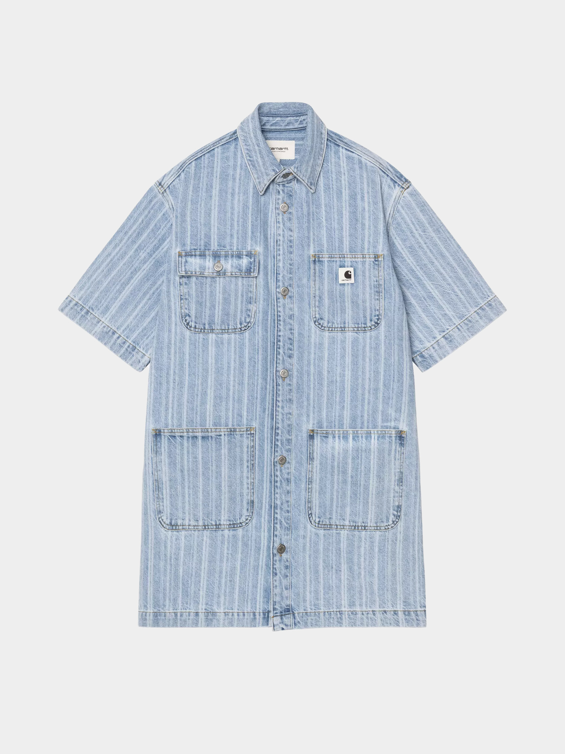 Carhartt WIP Rylan Dress Dress Wmn (rylan stripe/blue/stone bleached)