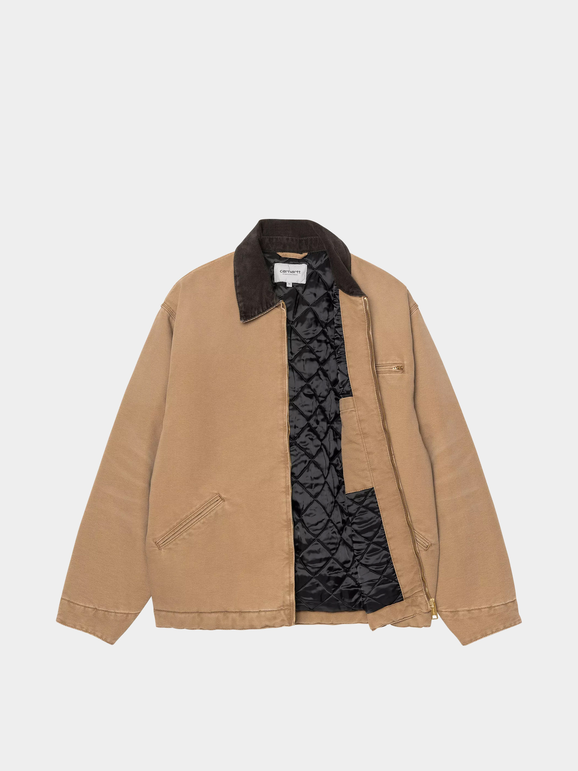 ジャケット・アウター DETROIT JACKET - HamiltonBrown / Tobacco Carhartt WIP Detroit Jacket S Hamilton Brown/Tobacco - US