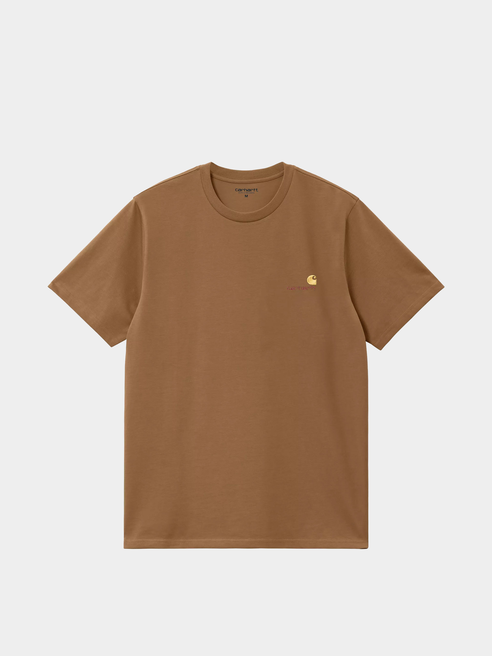 Carhartt WIP T-Shirt American Script (hamilton brown)