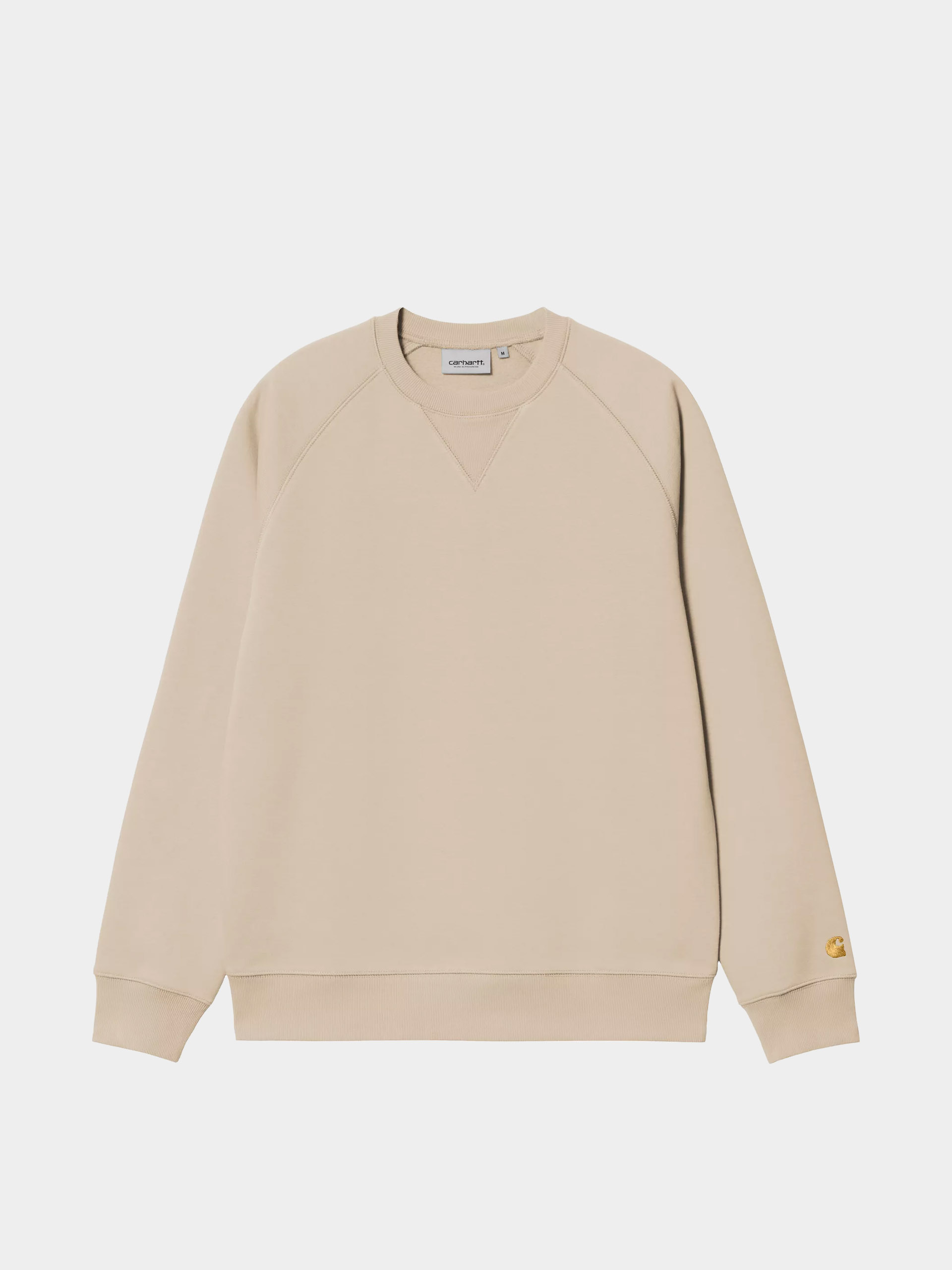 Carhartt WIP Sweatshirt Chase (fleur de sel/gold)