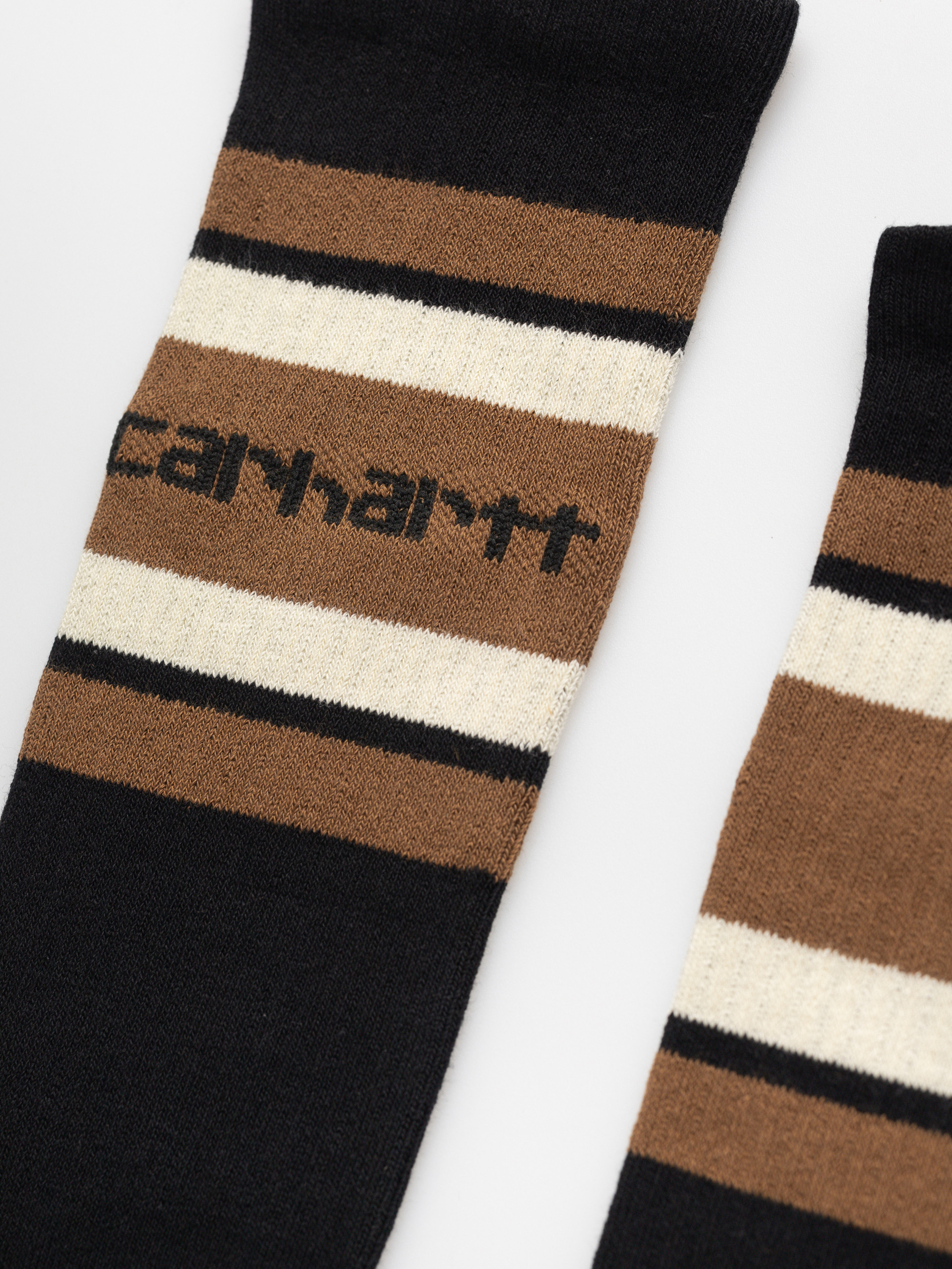 Carhartt WIP Connors Socks (black/hamilton brown/salt)