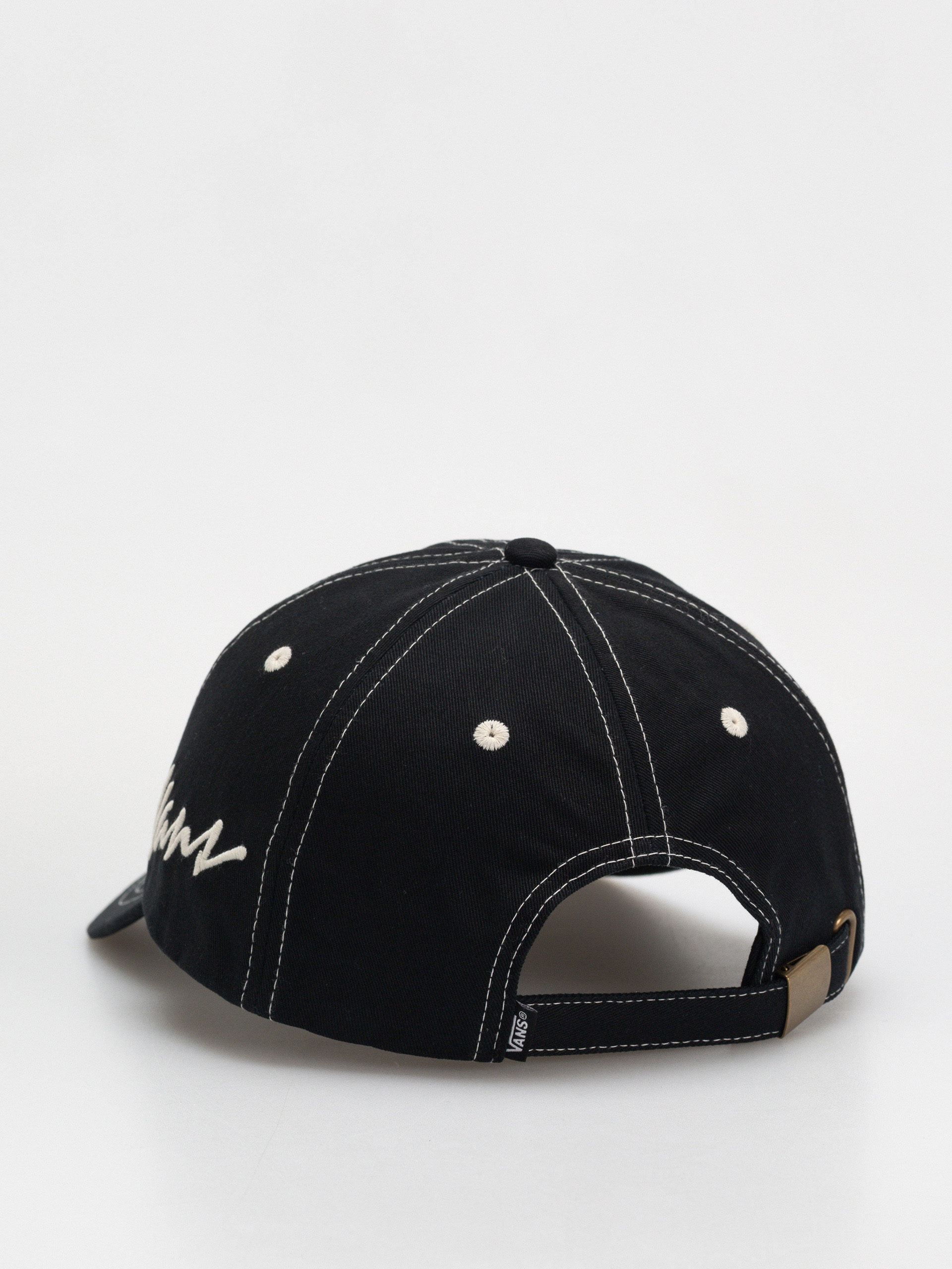 Vans Classic Script Curved Bill Jockey Cap (black)