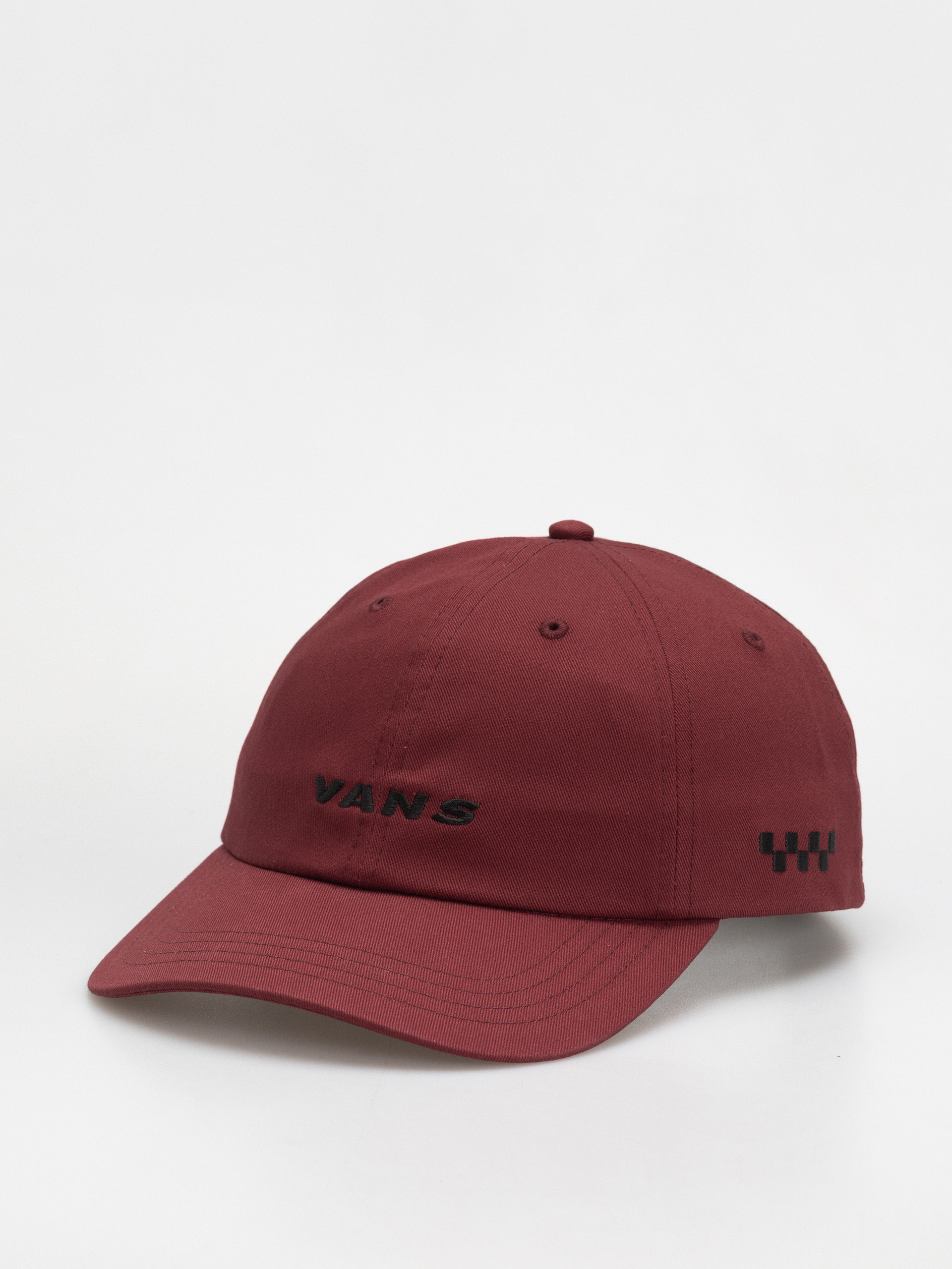 Vans Check Side Curved Bill Jockey Cap (bordeaux)
