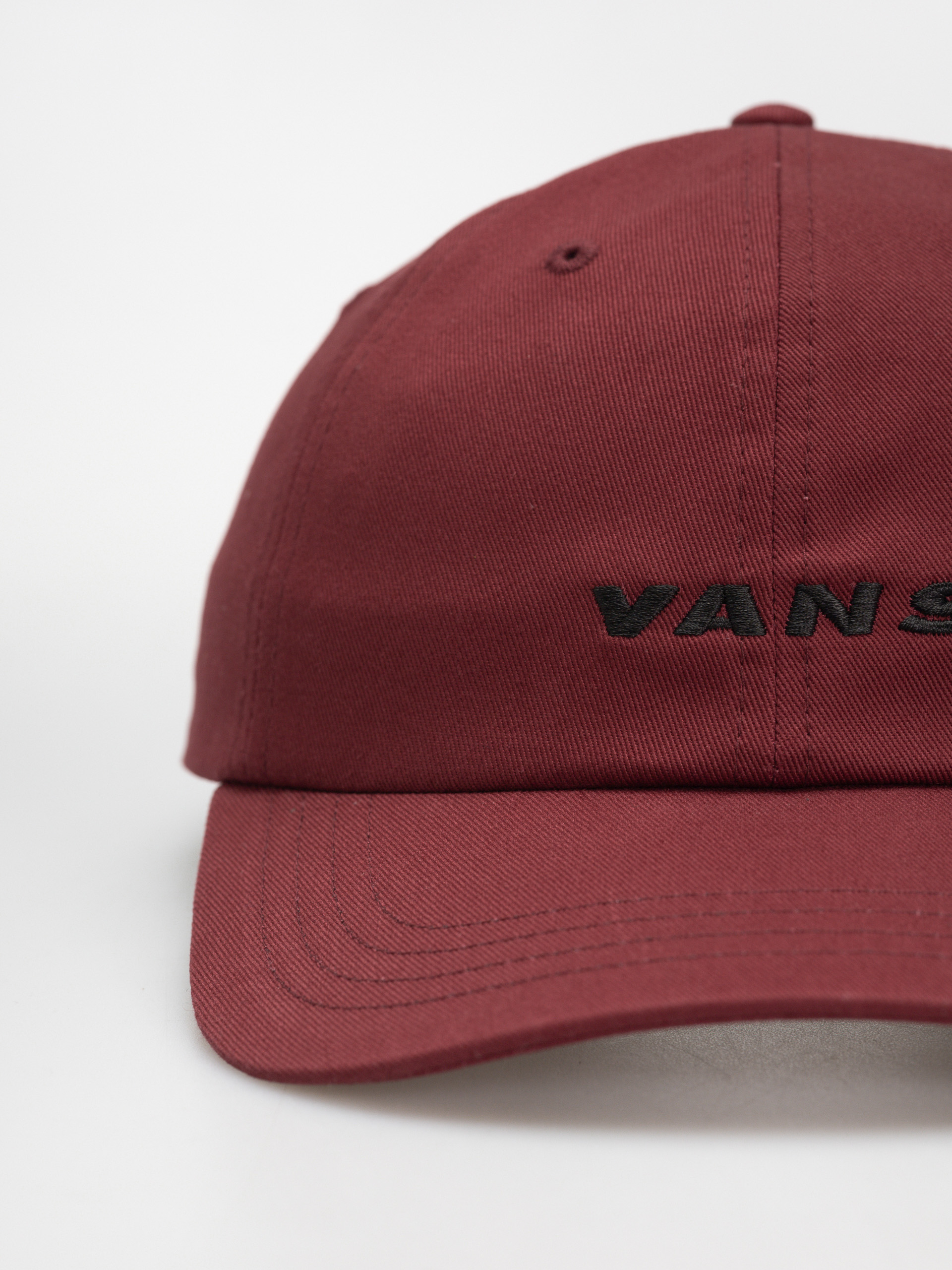 Vans Check Side Curved Bill Jockey Cap (bordeaux)