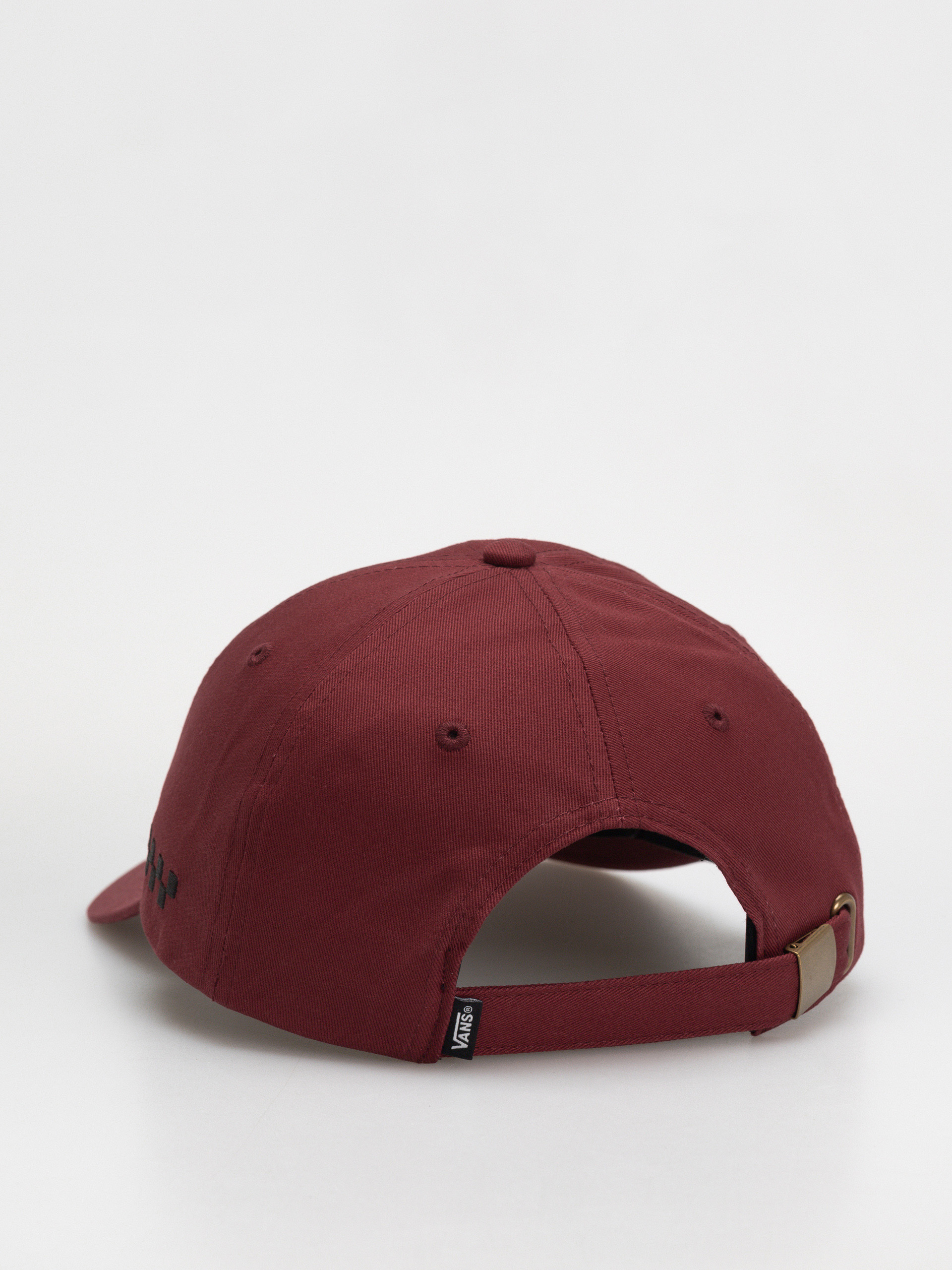 Vans Check Side Curved Bill Jockey Cap (bordeaux)