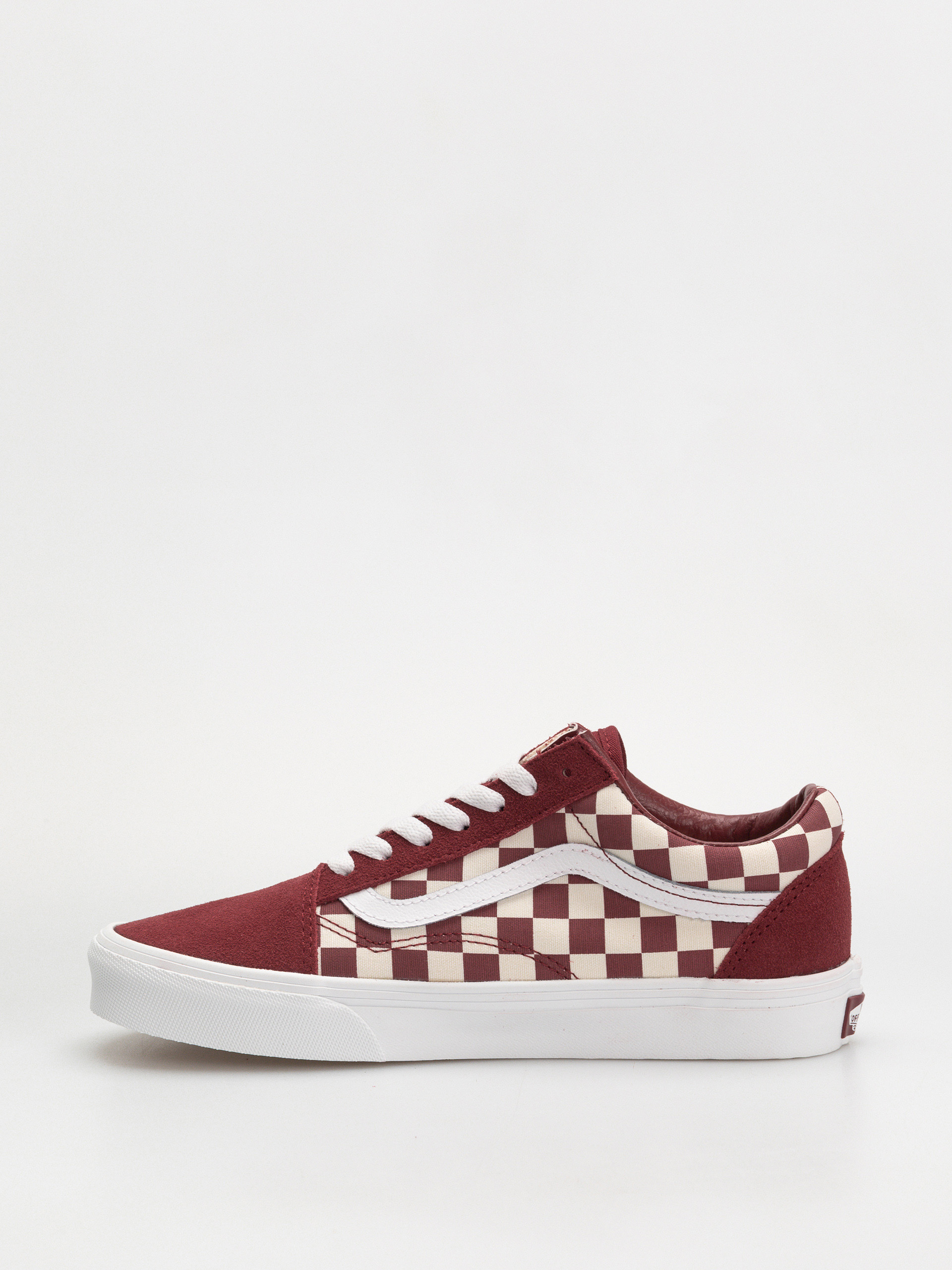 Vans Old Skool Schuhe (checkerboard red/white)