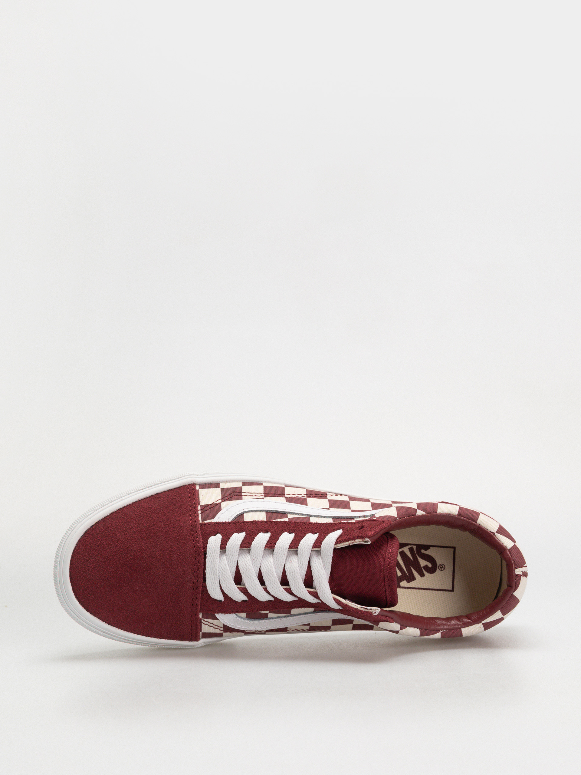 Vans Old Skool Shoes (checkerboard red/white)