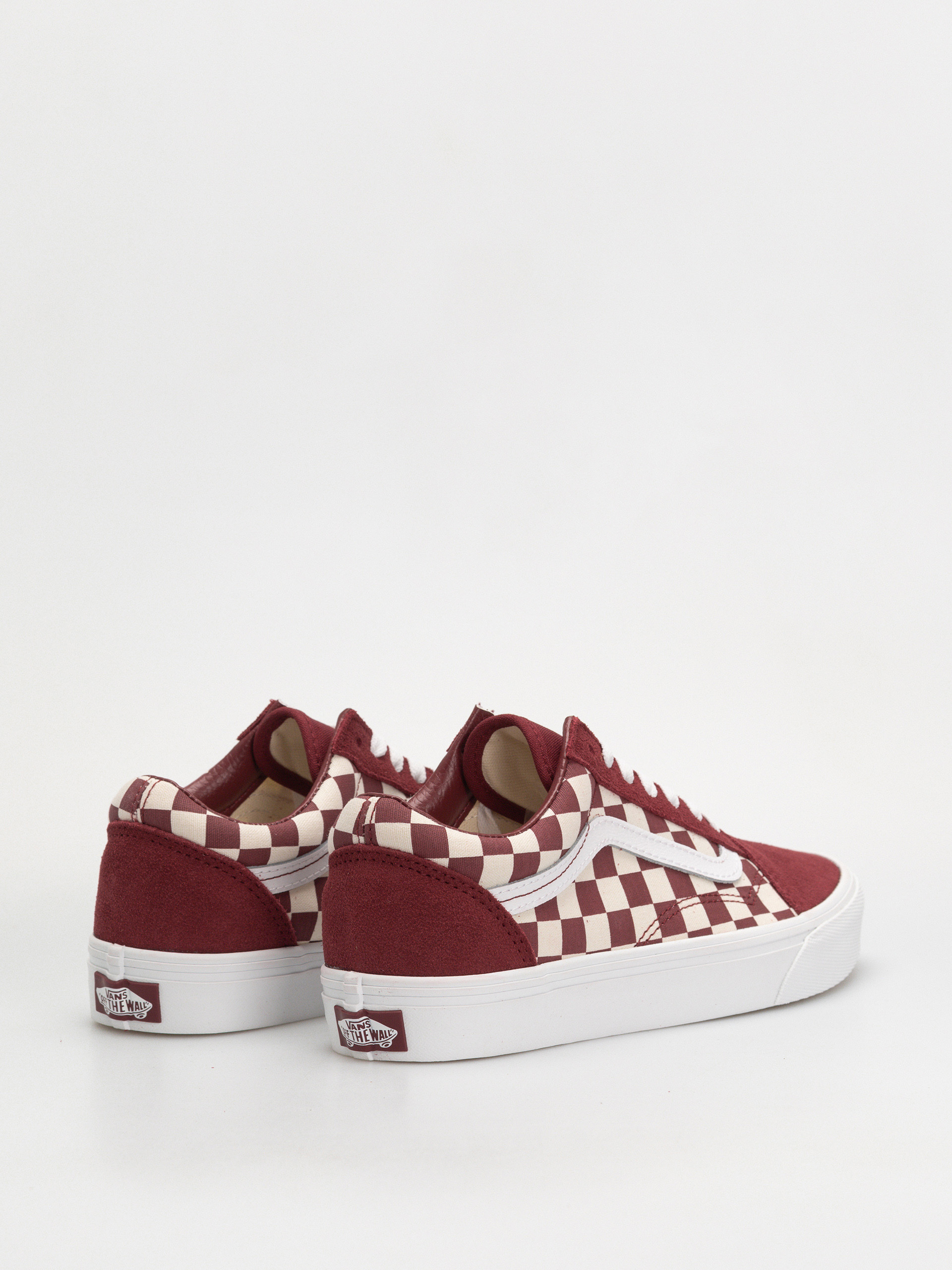 Vans Old Skool Shoes (checkerboard red/white)