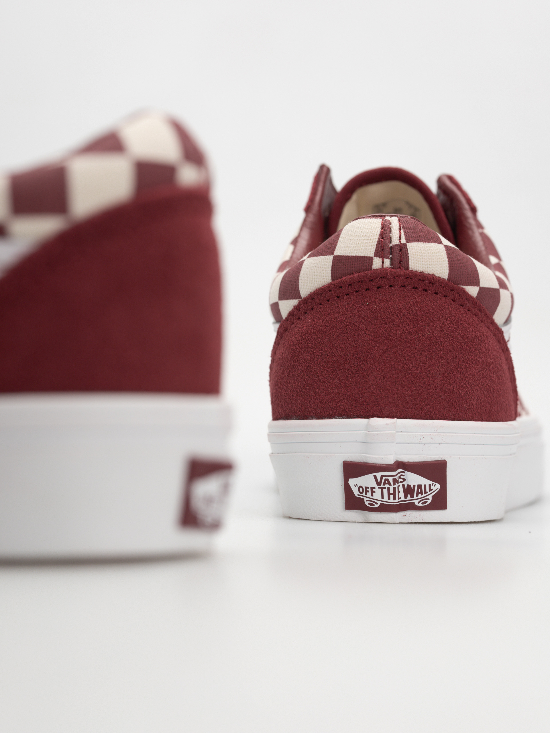 Vans Old Skool Schuhe (checkerboard red/white)