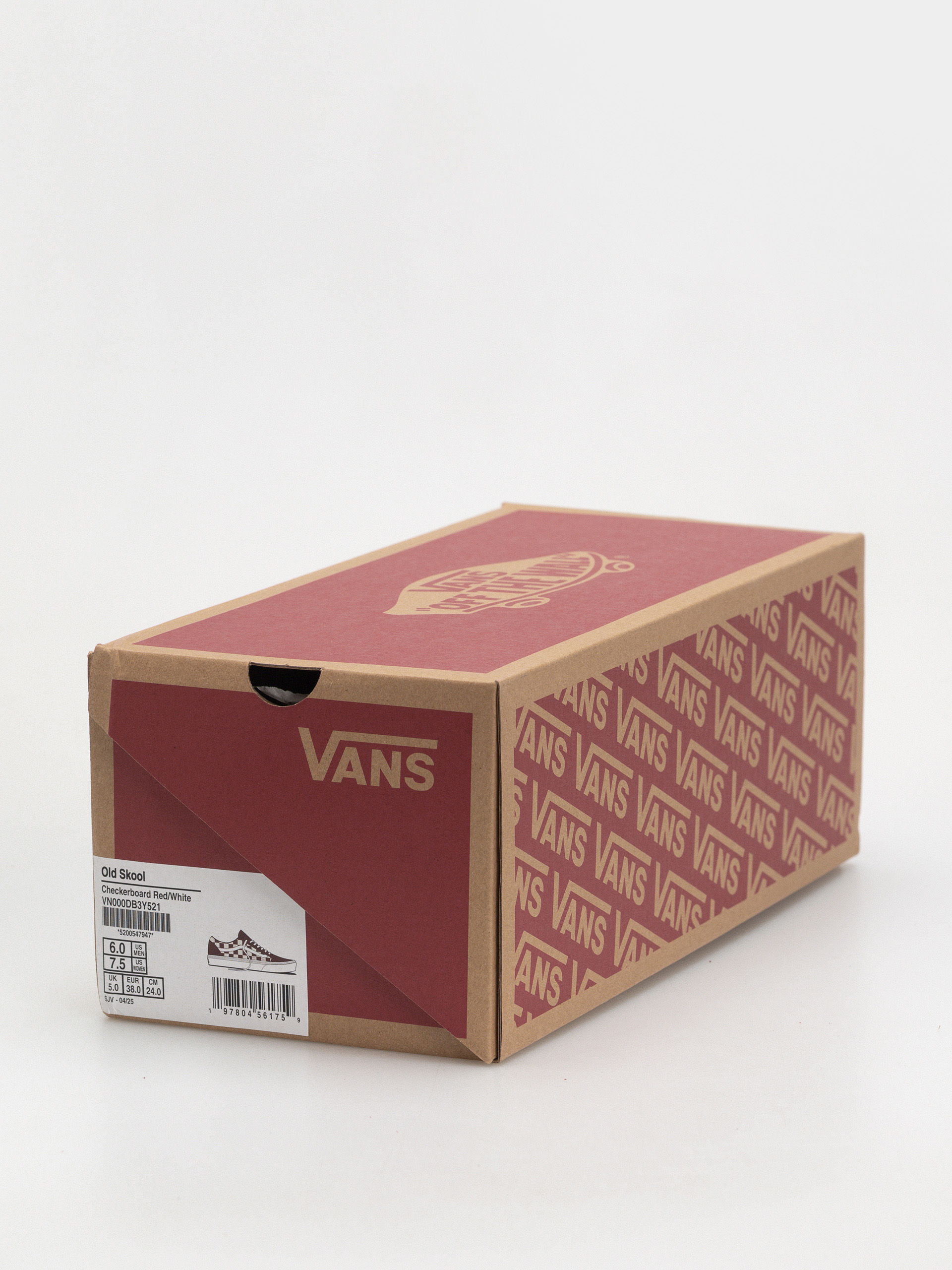 Vans Old Skool Schuhe (checkerboard red/white)