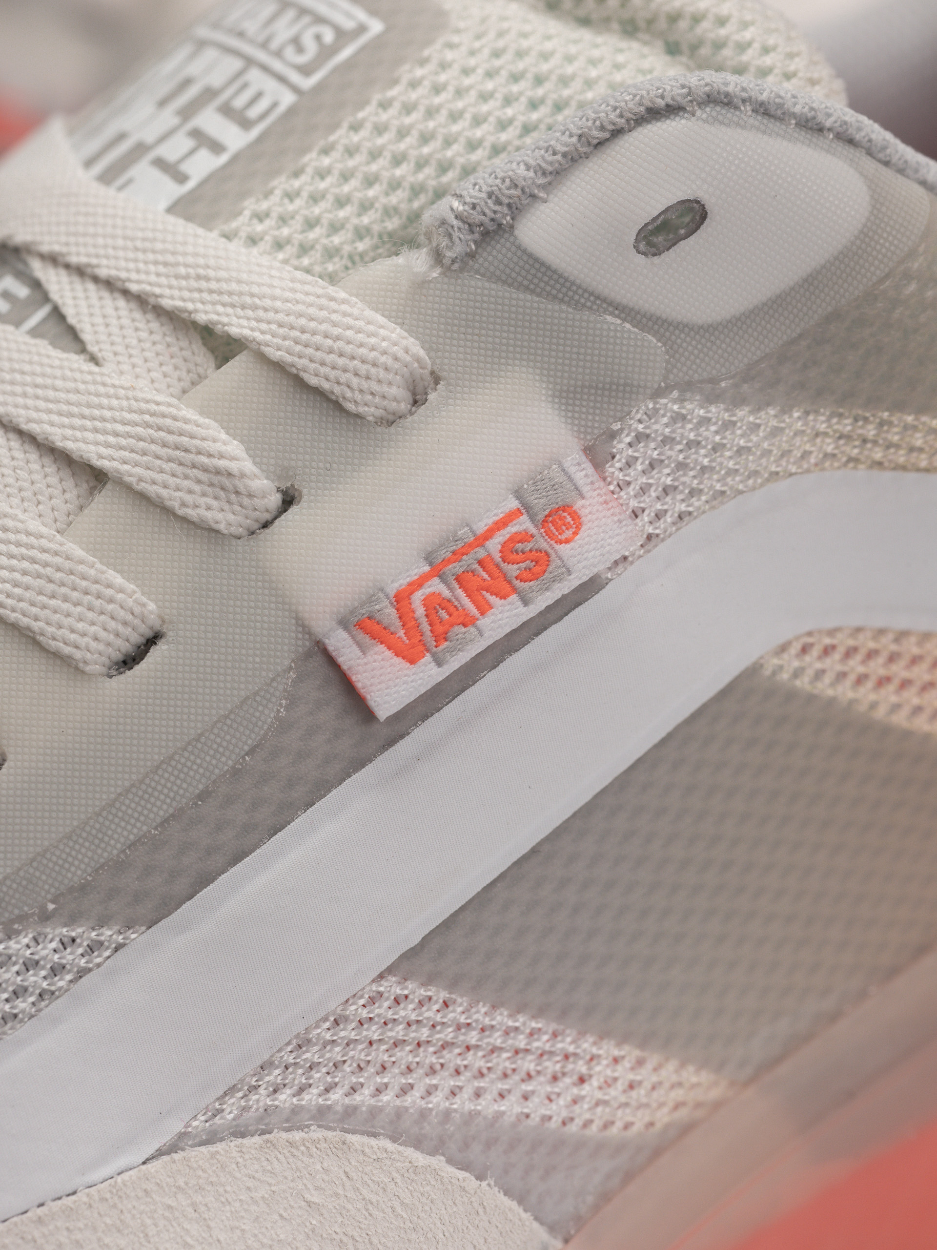 Vans Skate Ave 2.0 Schuhe (fade white/orange)