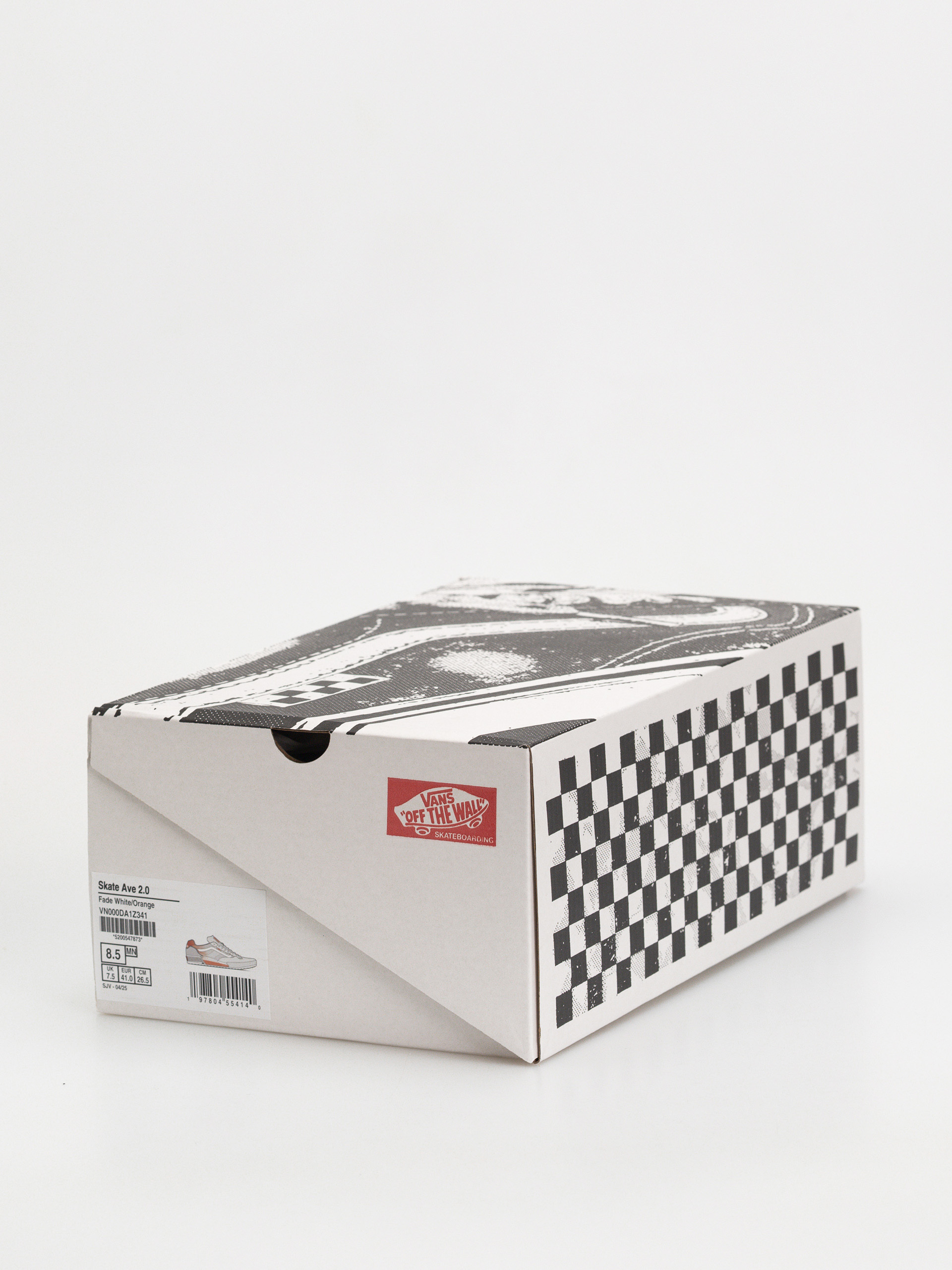 Vans Skate Ave 2.0 Schuhe (fade white/orange)