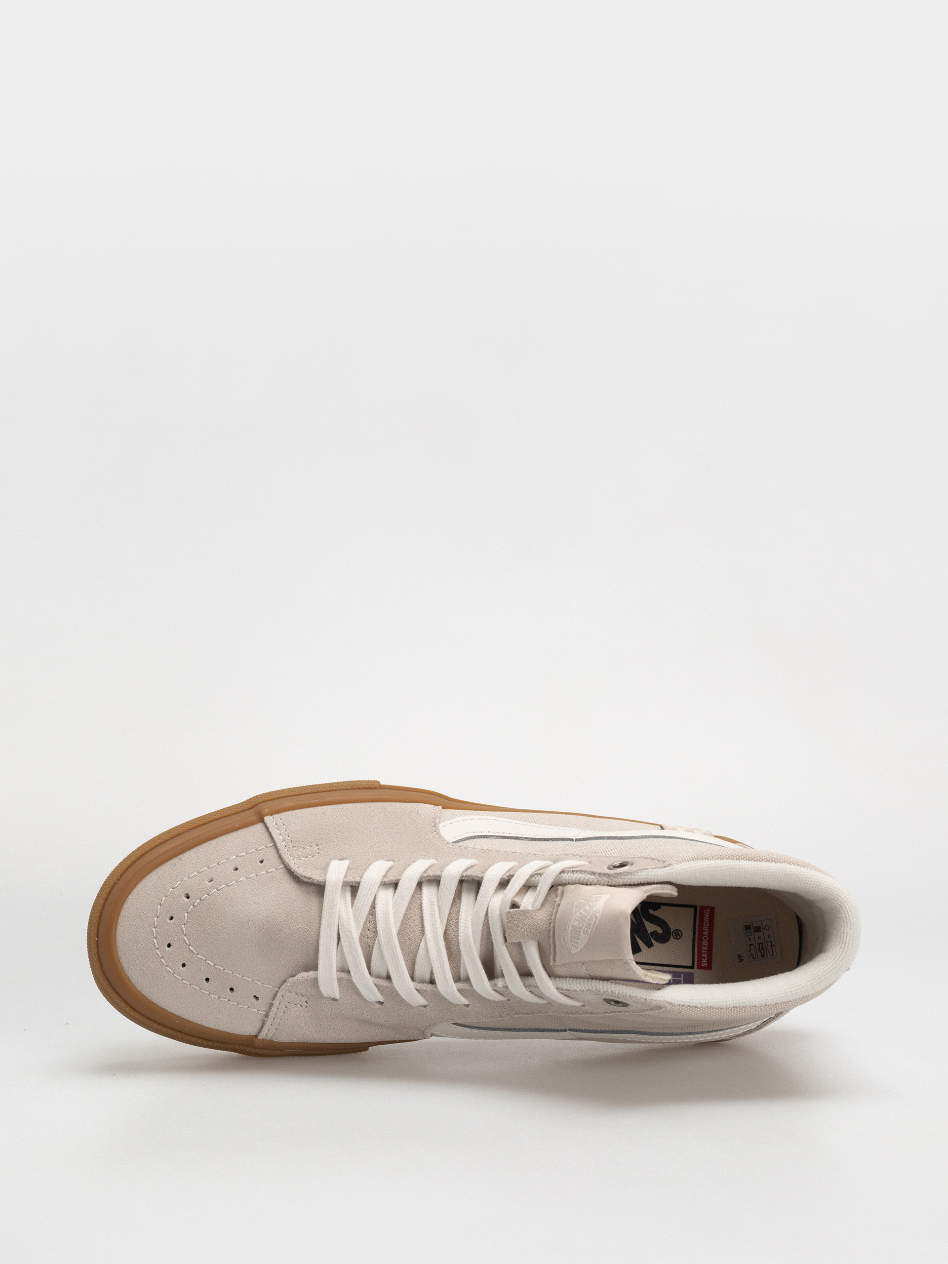 Vans Skate Sk8 Hi Schuhe (light gray/gum)