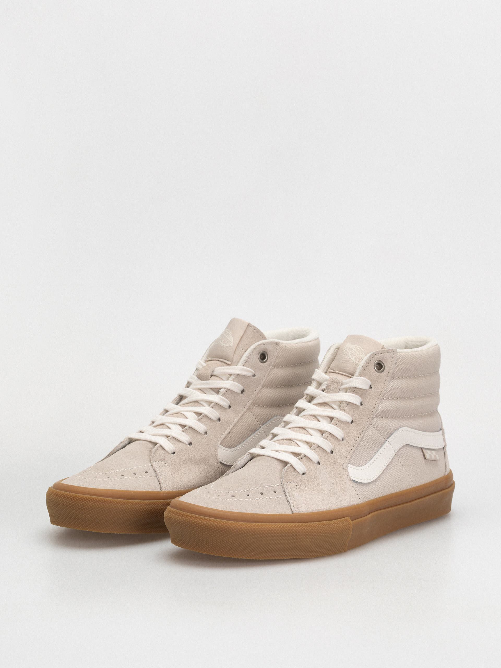 Vans Skate Sk8 Hi Schuhe (light gray/gum)