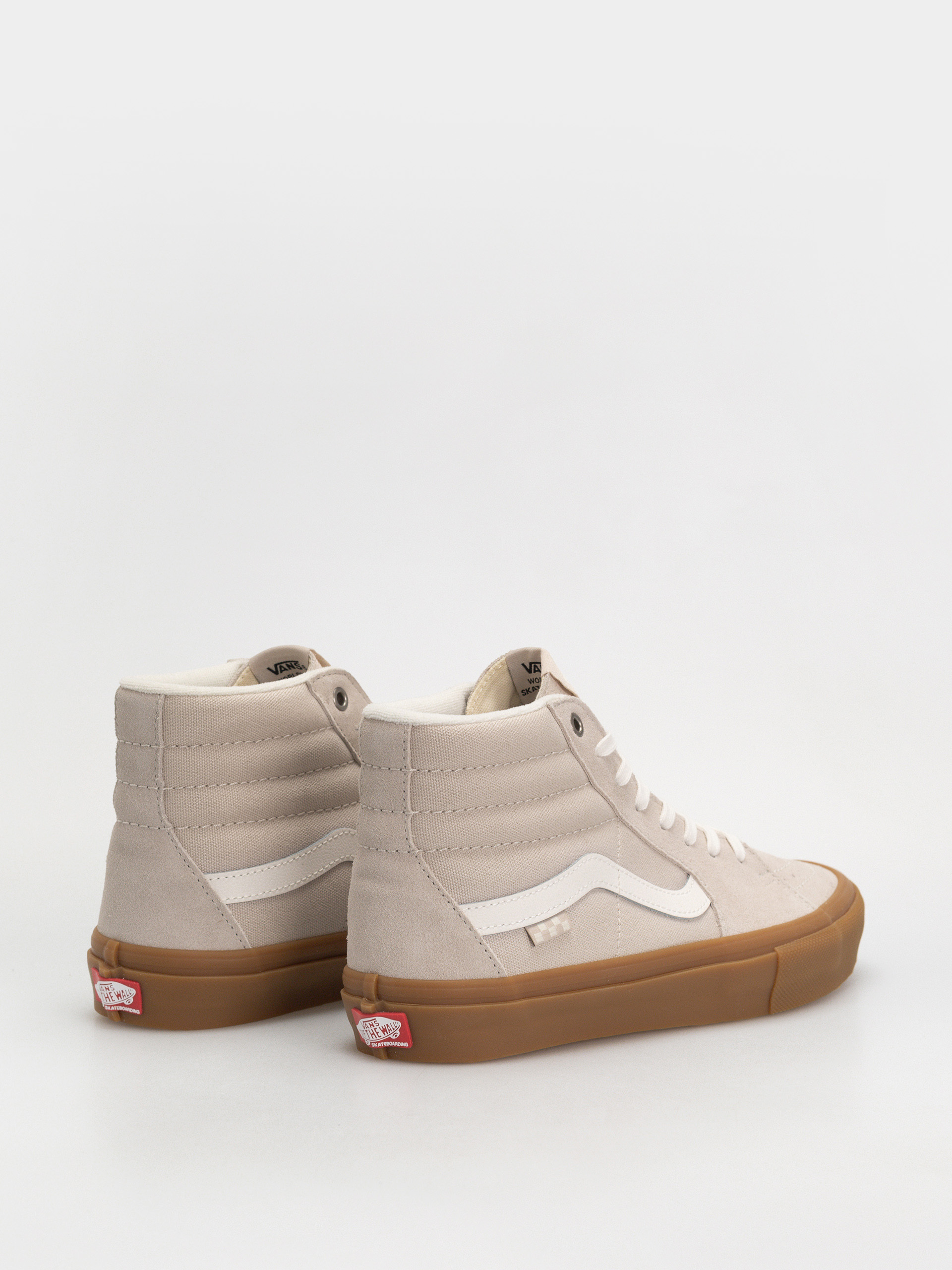 Vans Skate Sk8 Hi Schuhe (light gray/gum)