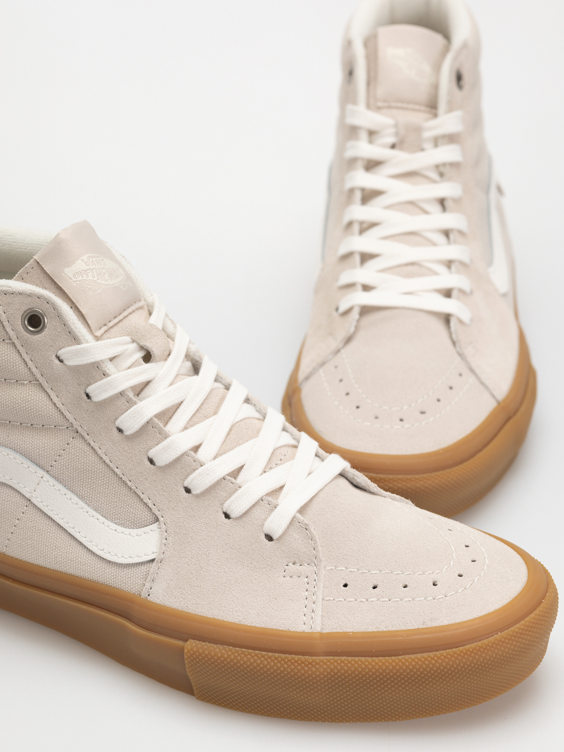 Vans Skate Sk8 Hi Schuhe (light gray/gum)