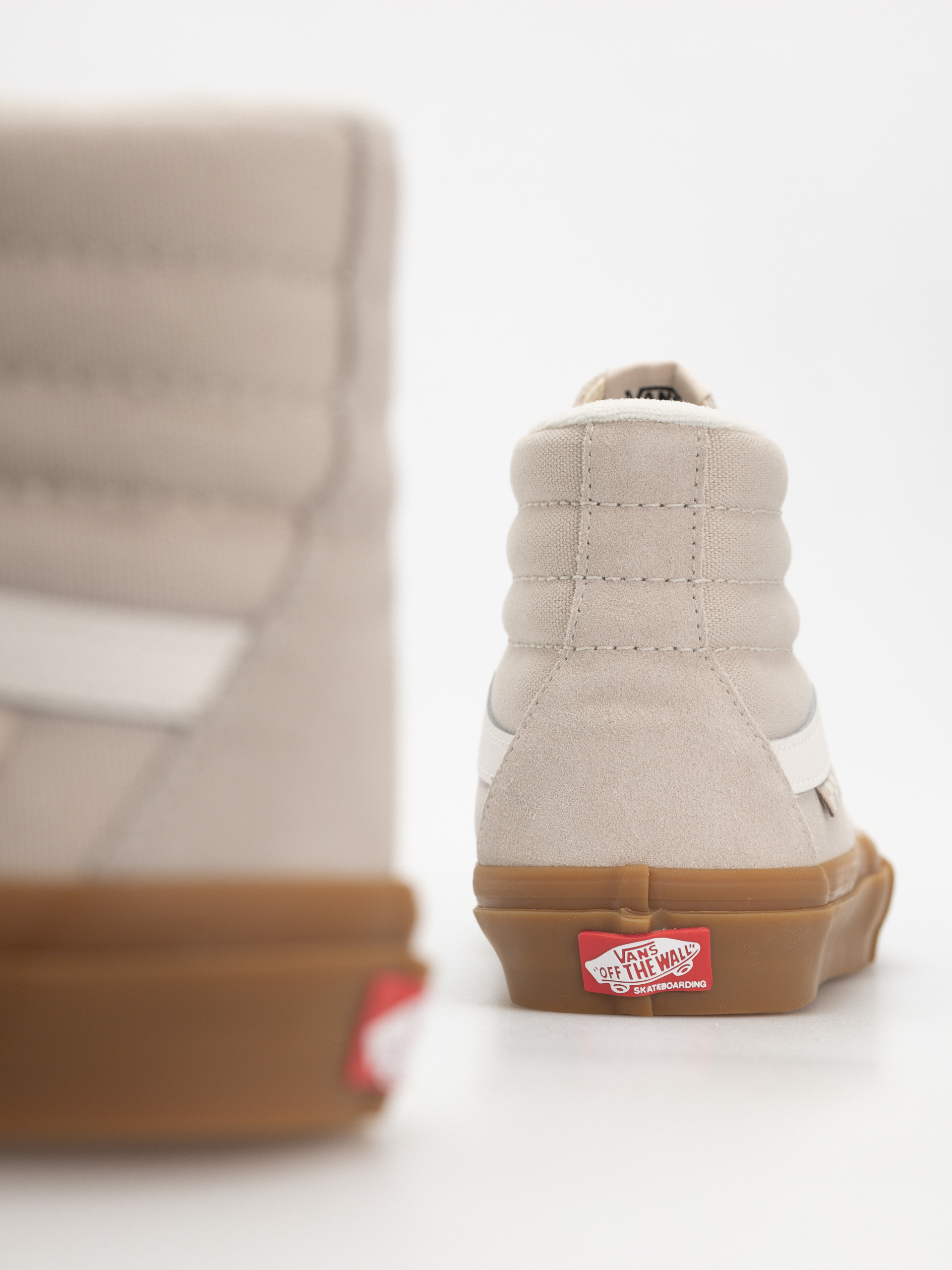 Vans Skate Sk8 Hi Shoes (light gray/gum)