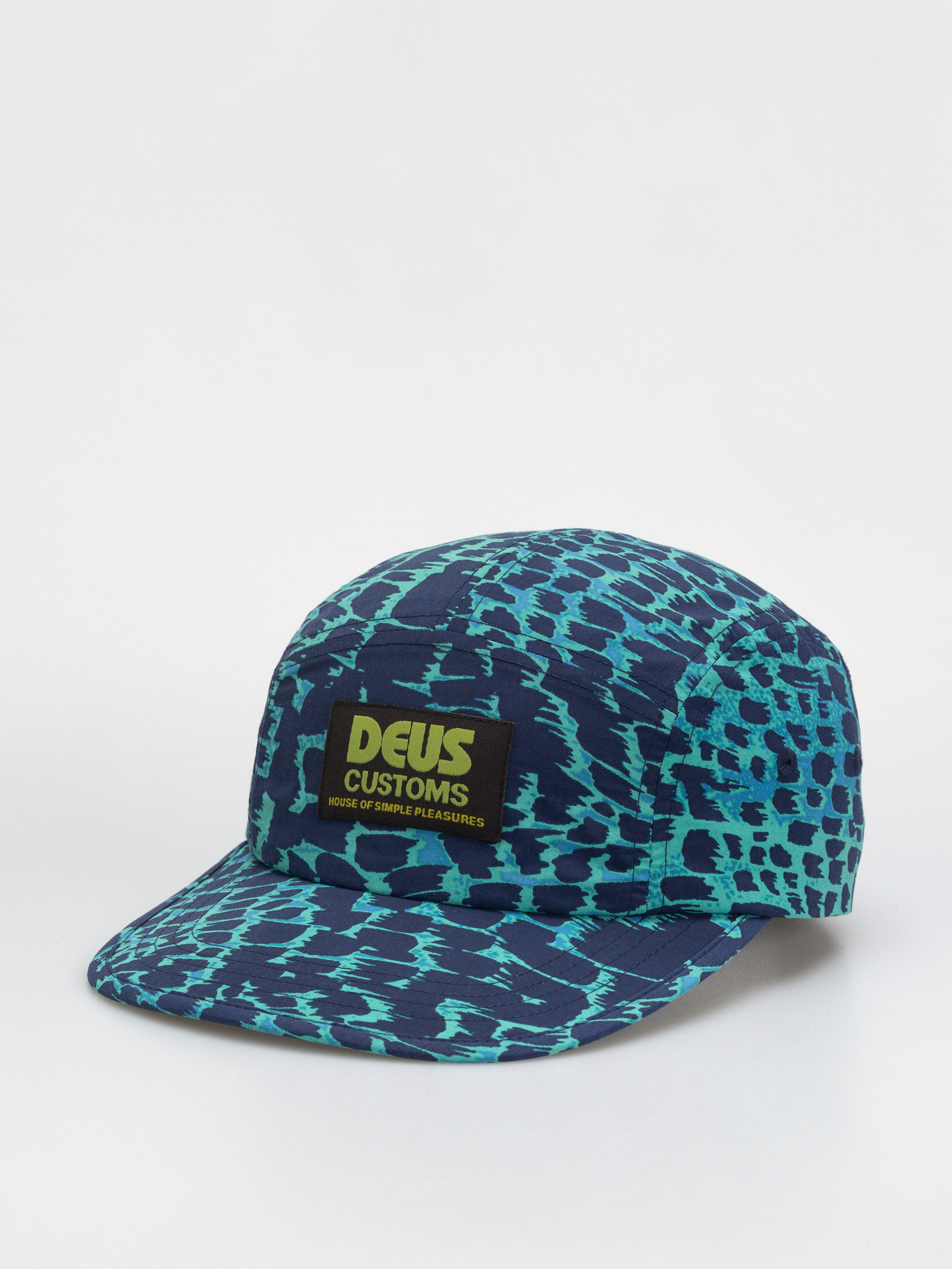 Deus Ex Machina Clement 5 Panel Cap (wave ride blue)