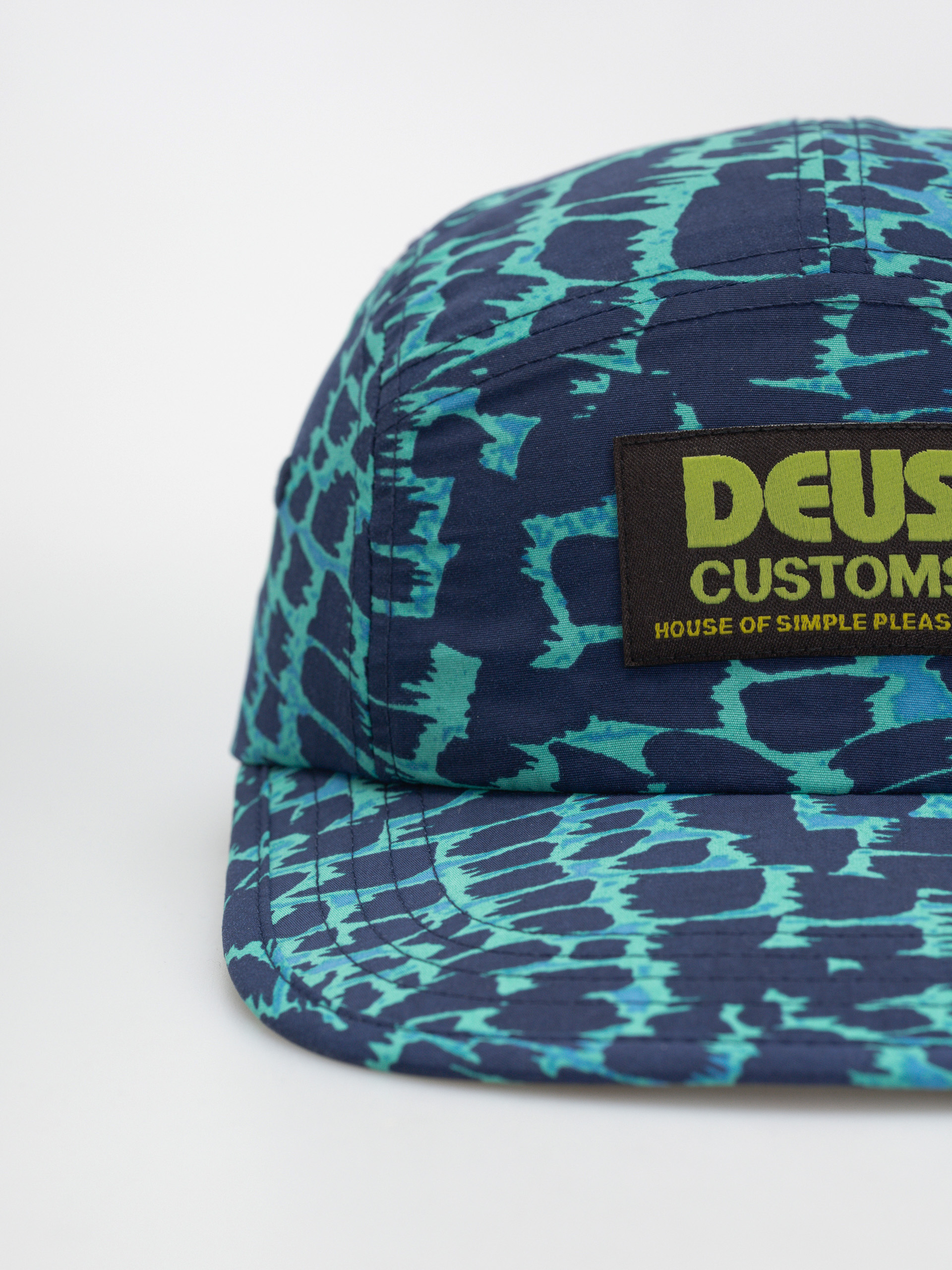 Deus Ex Machina Clement 5 Panel Cap (wave ride blue)