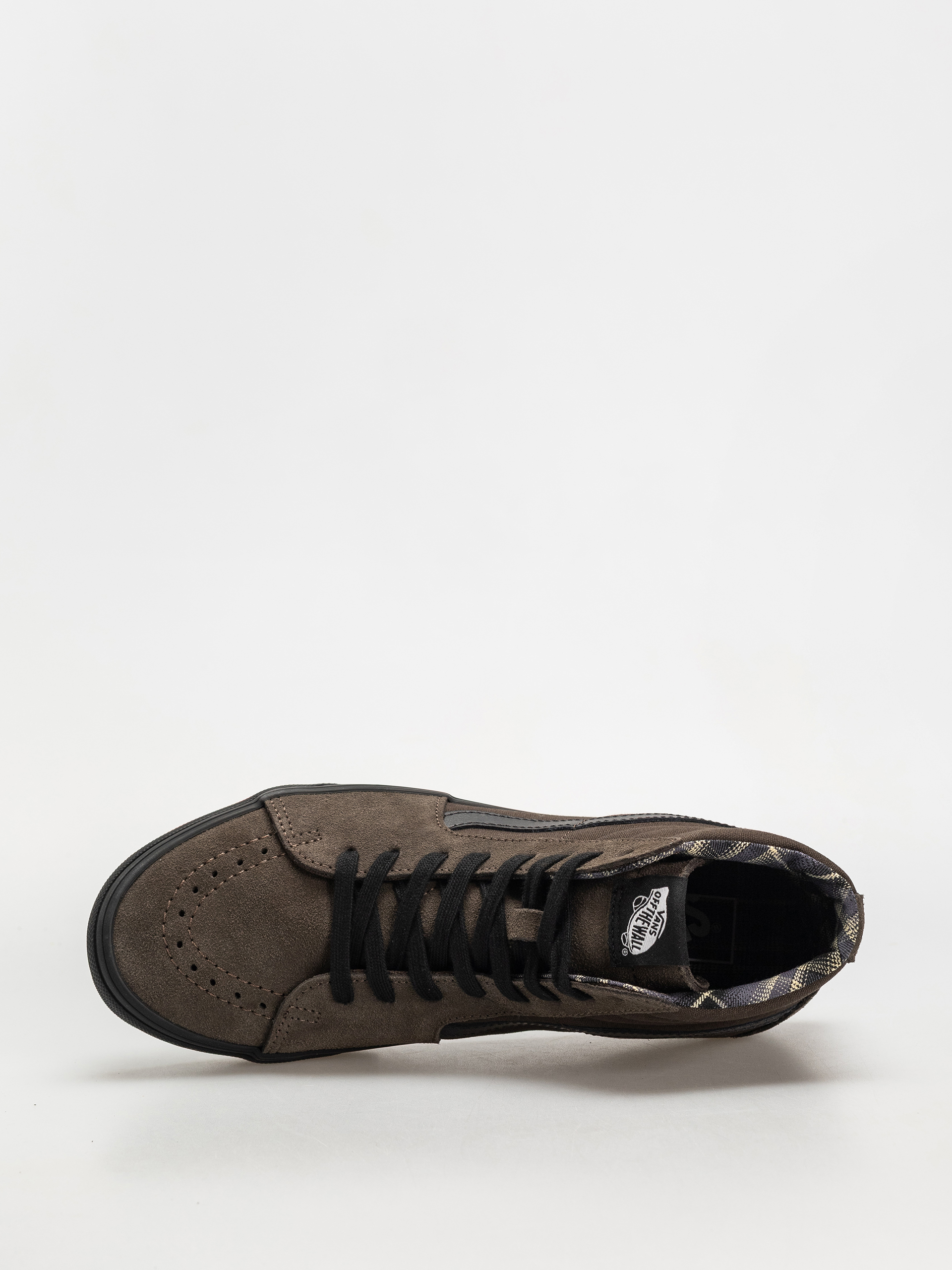 Vans Sk8 Hi Shoes (thrift store brown/multi)