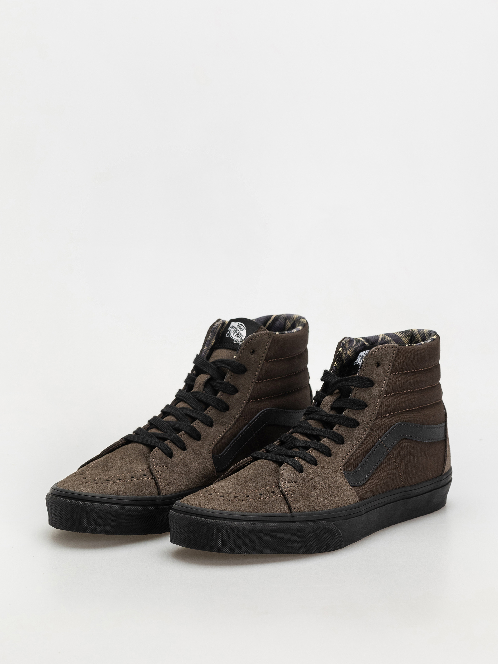 Vans Sk8 Hi Schuhe (thrift store brown/multi)
