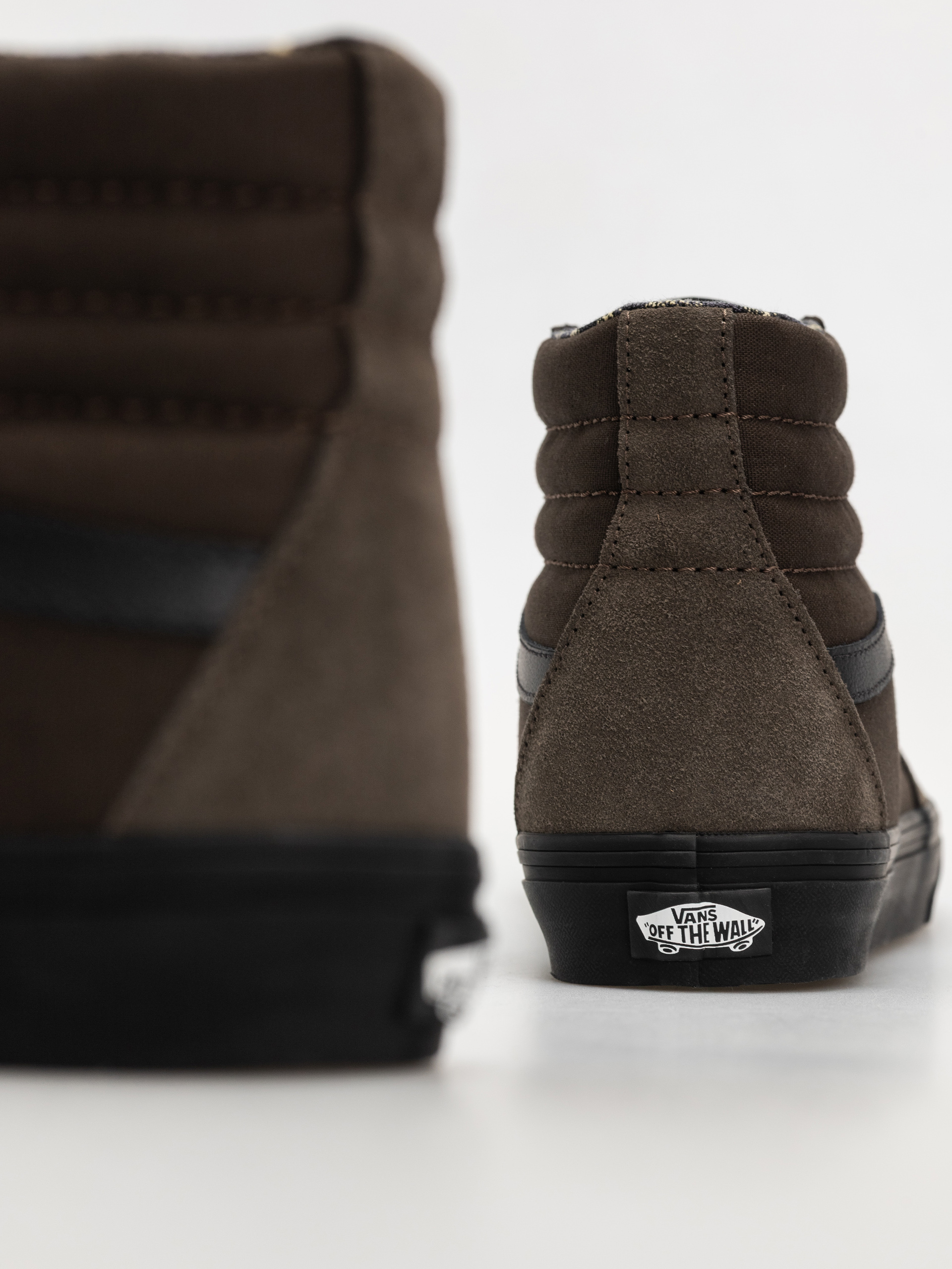 Vans Sk8 Hi Shoes (thrift store brown/multi)