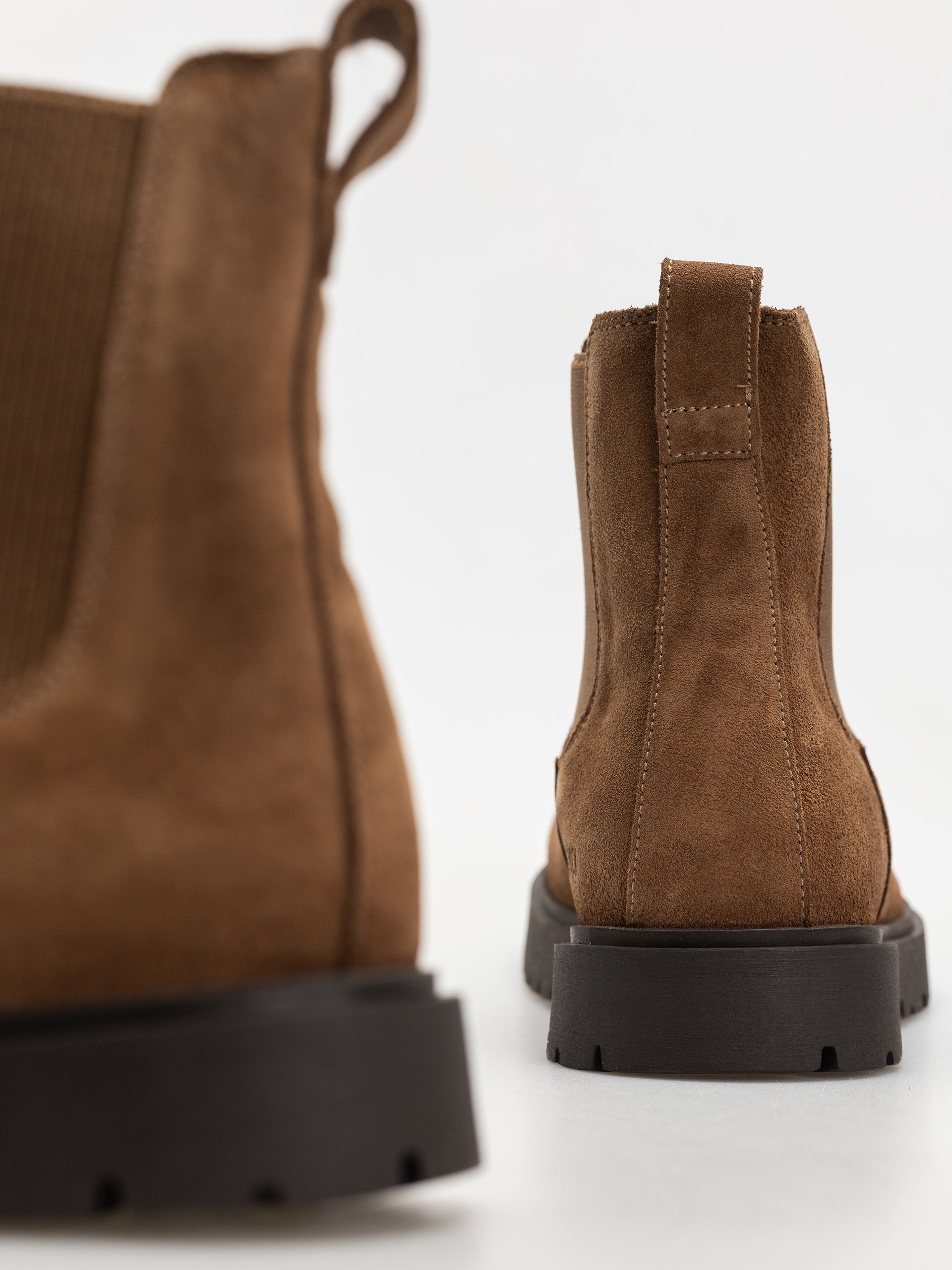 Birkenstock Highwood Slip On Suede Leather Regular Shoes (dark tea)