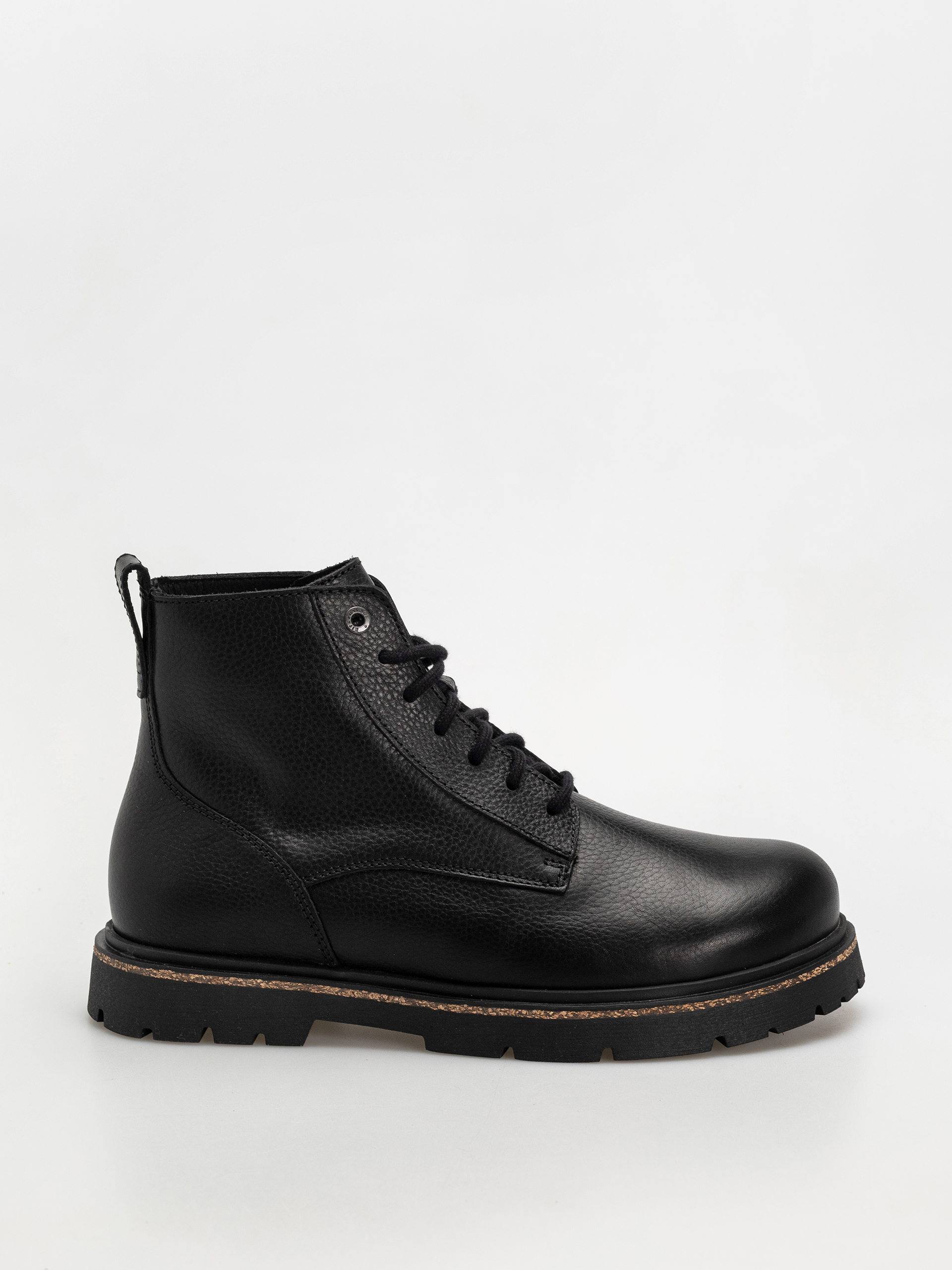 Birkenstock Highwood Lace Mid Natural Leather Regular Schuhe (black)