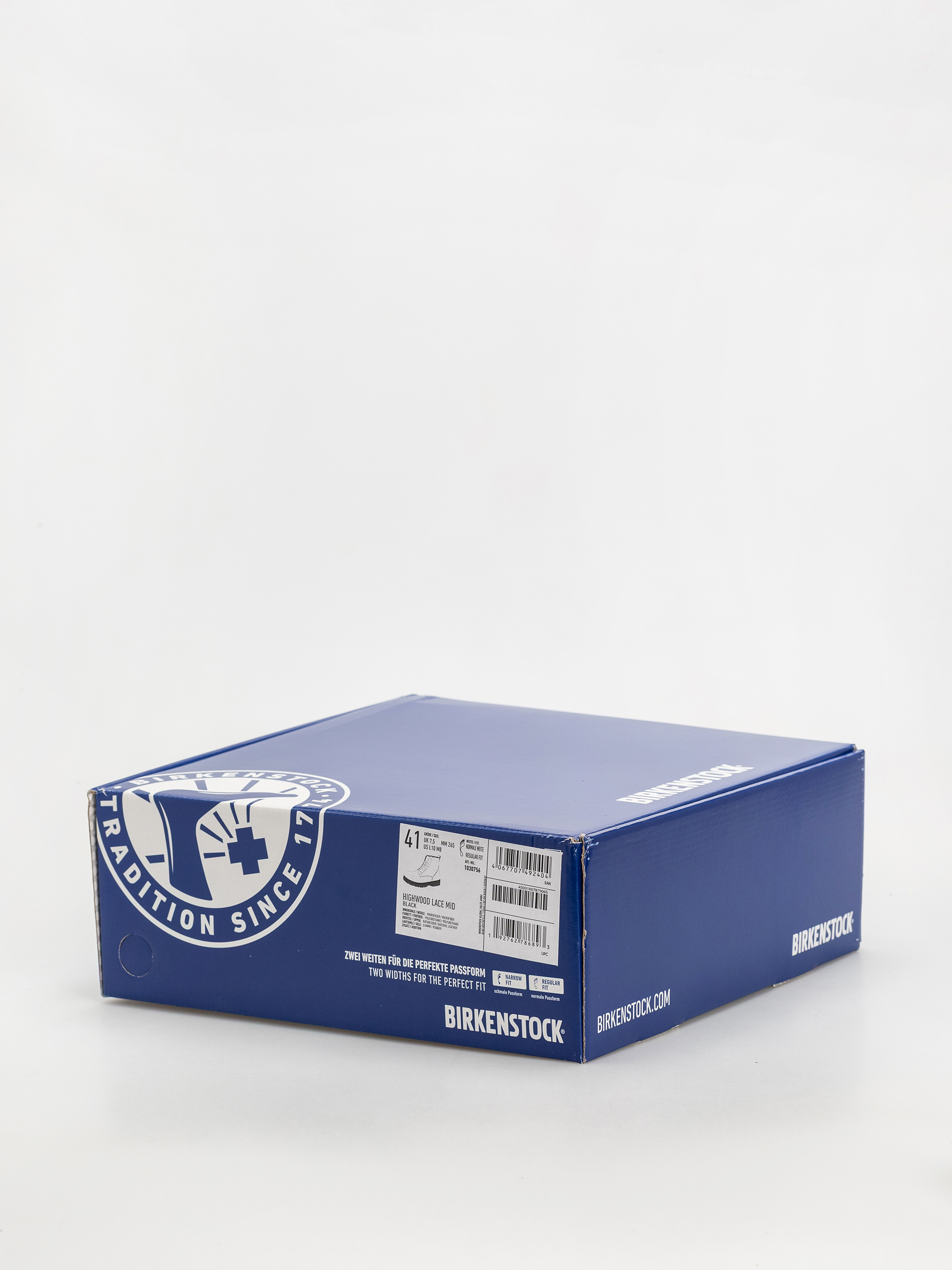 Birkenstock Highwood Lace Mid Natural Leather Regular Shoes (black)