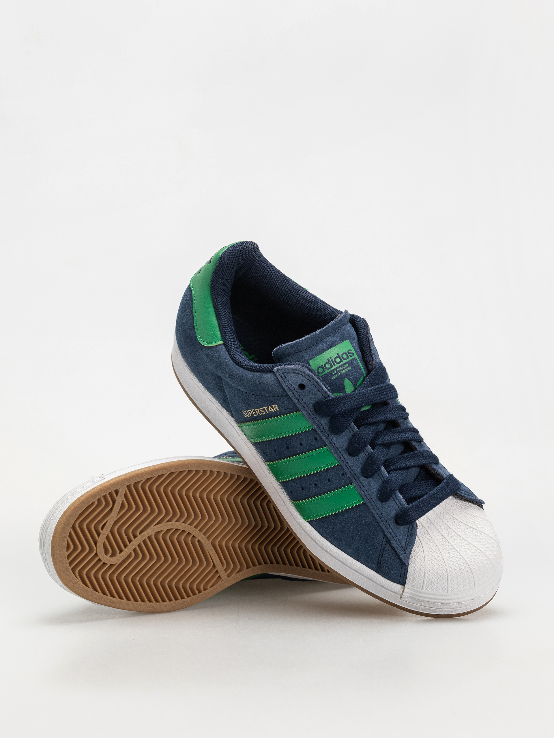 adidas Superstar Adv Shoes (conavy/green/ftwwht)