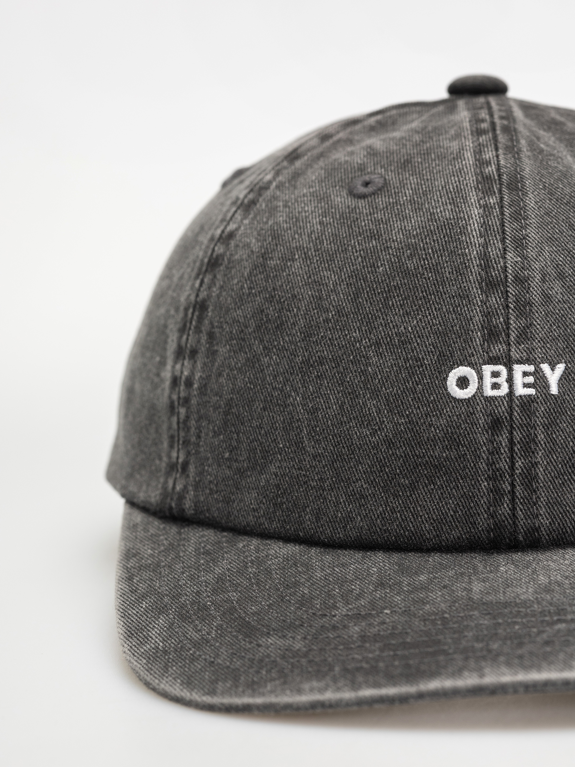OBEY Cap Pigment Bold 6 Panel Strapback (pigment black)