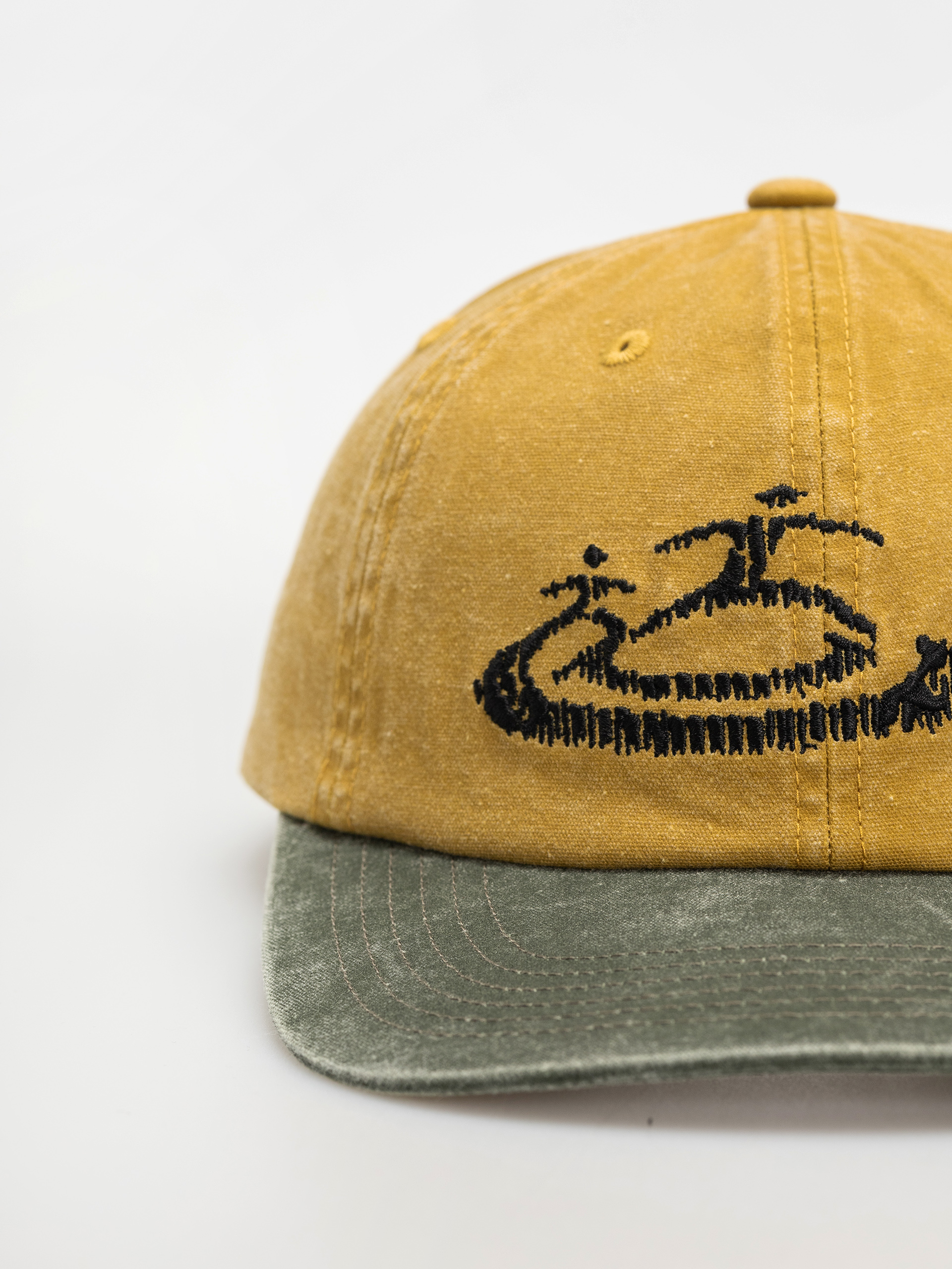 OBEY Cap Pigment Obey Corp 6 Pnl Velcro (pigment mustard multi)