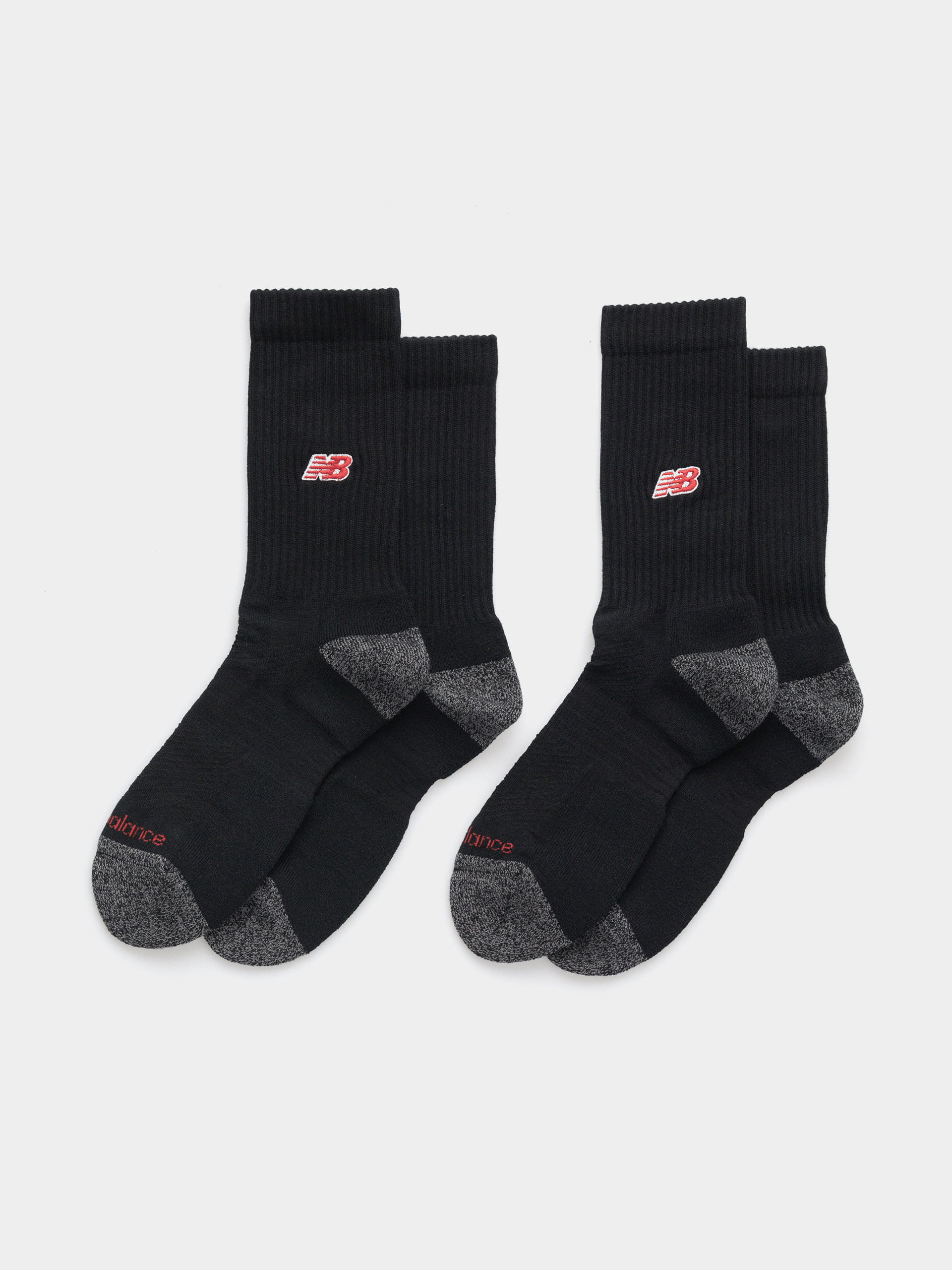 New Balance Socks Active Premium Crew 2Pc (black)