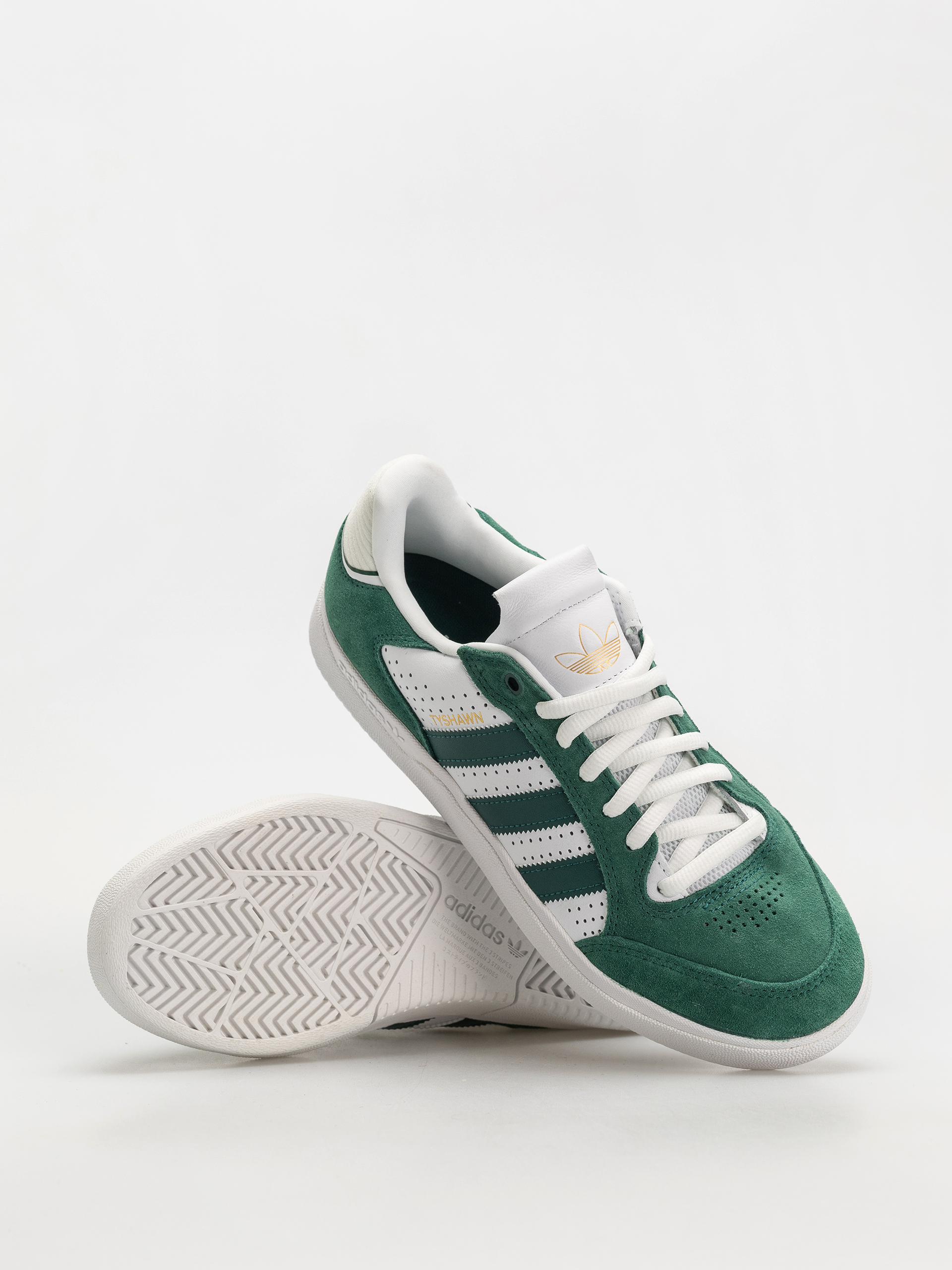 adidas Schuhe Tyshawn Low (cgreen/cgreen/ftwwht)