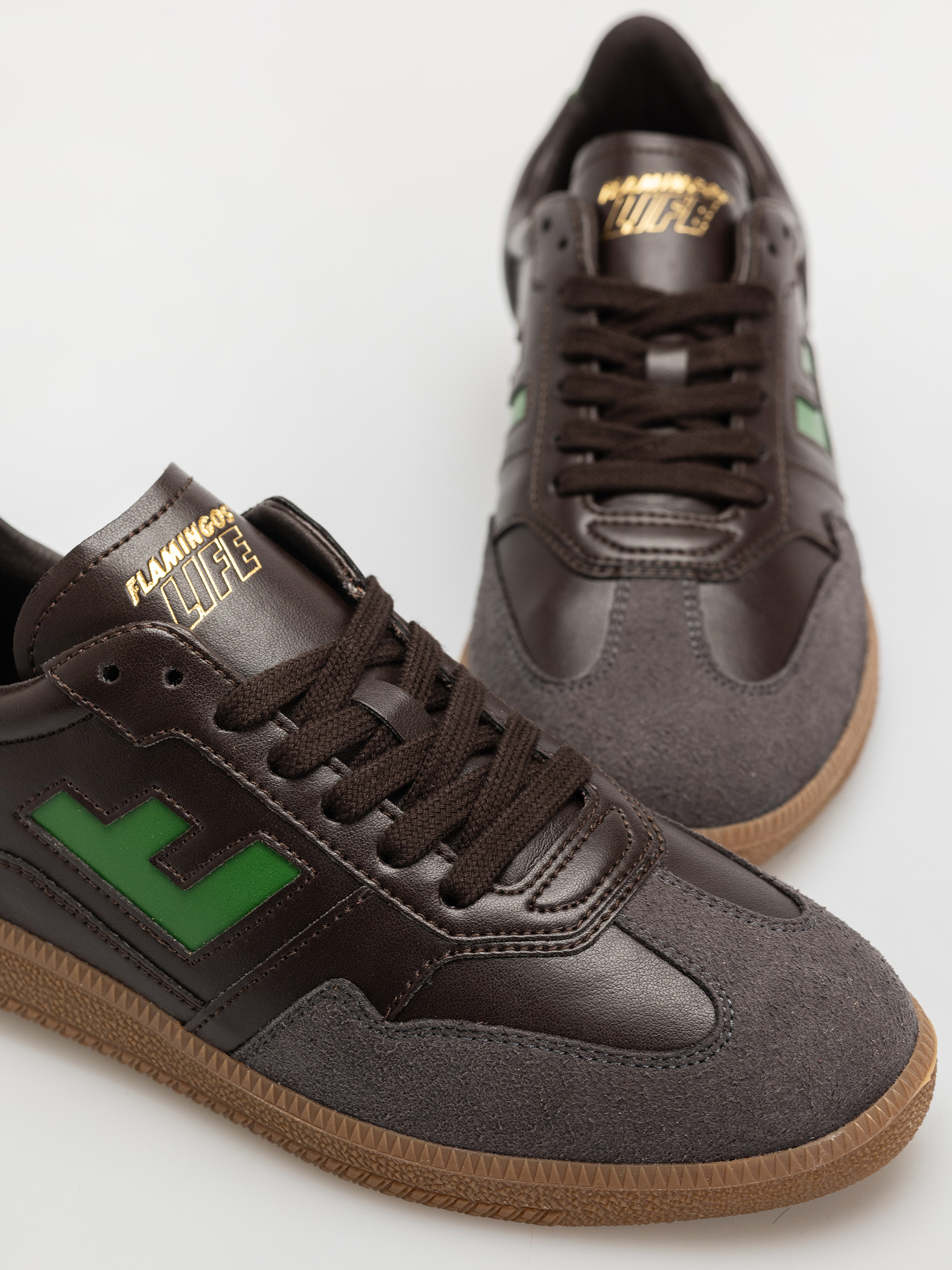 Flamingos Life Shoes Burela Slim (brown moss)